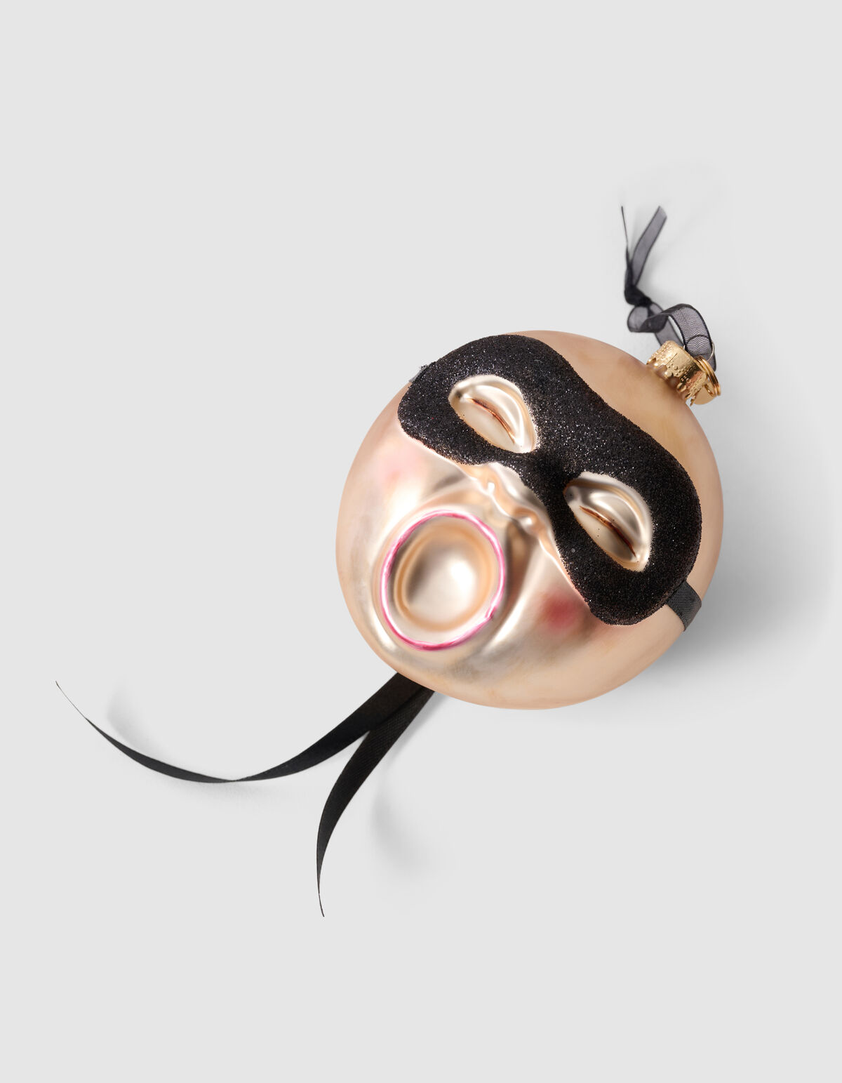 Masked Sun Kerstbal Goud By Fred SHOEBY ACCESSOIRES