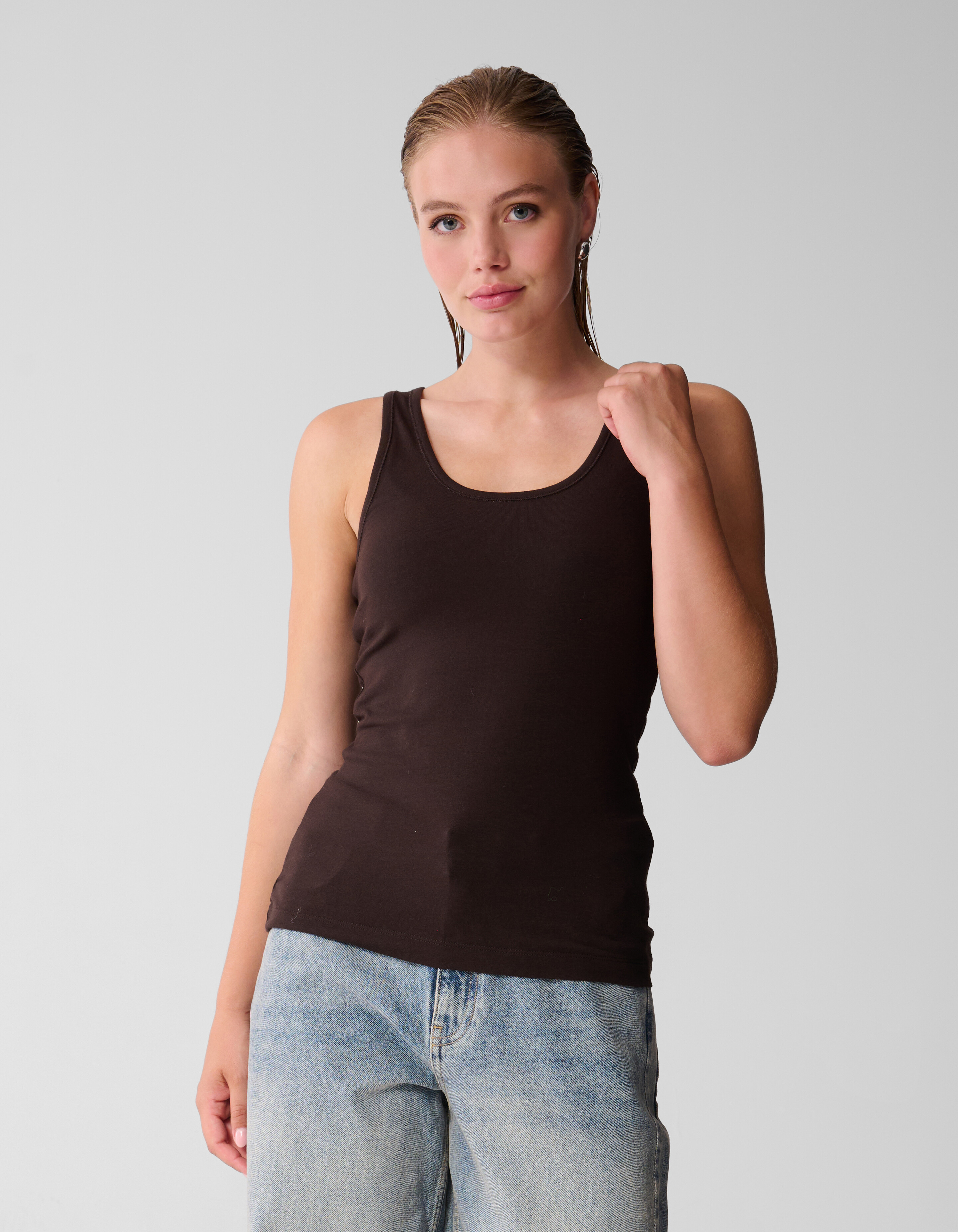 Basis Tanktop Bruin SHOEBY WOMEN