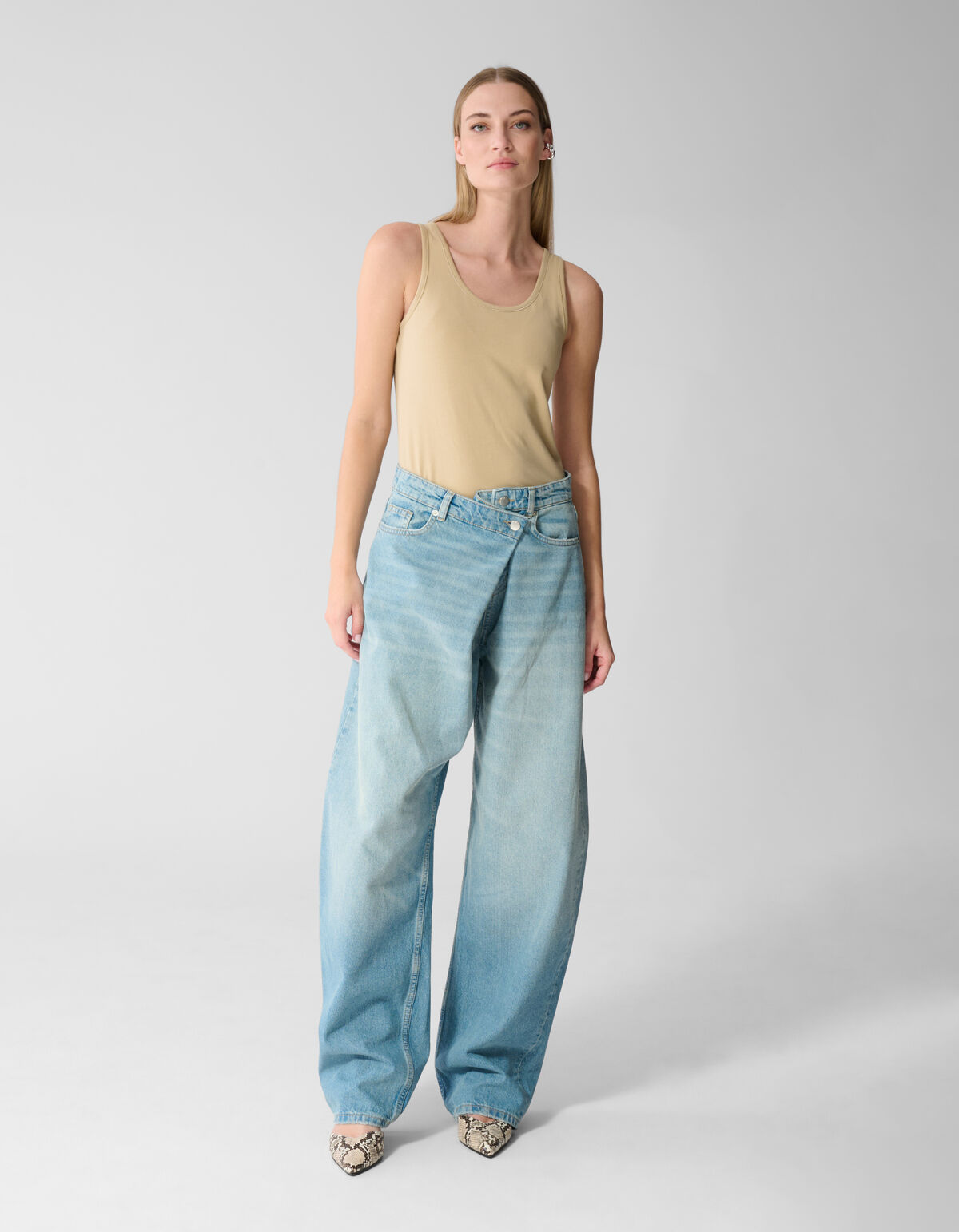 Basis Tanktop Beige SHOEBY WOMEN