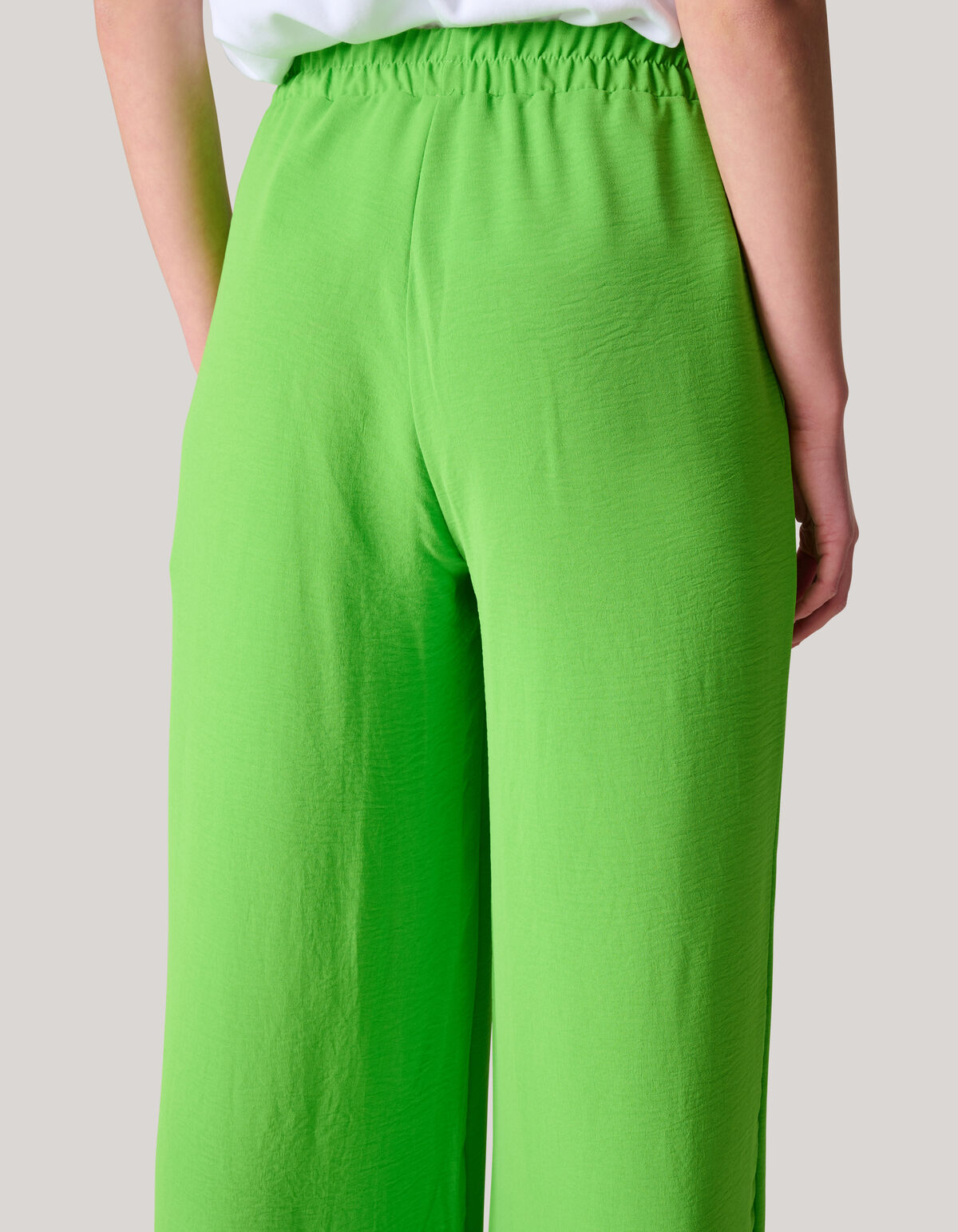 Wide Leg Broek Groen SHOEBY WOMEN