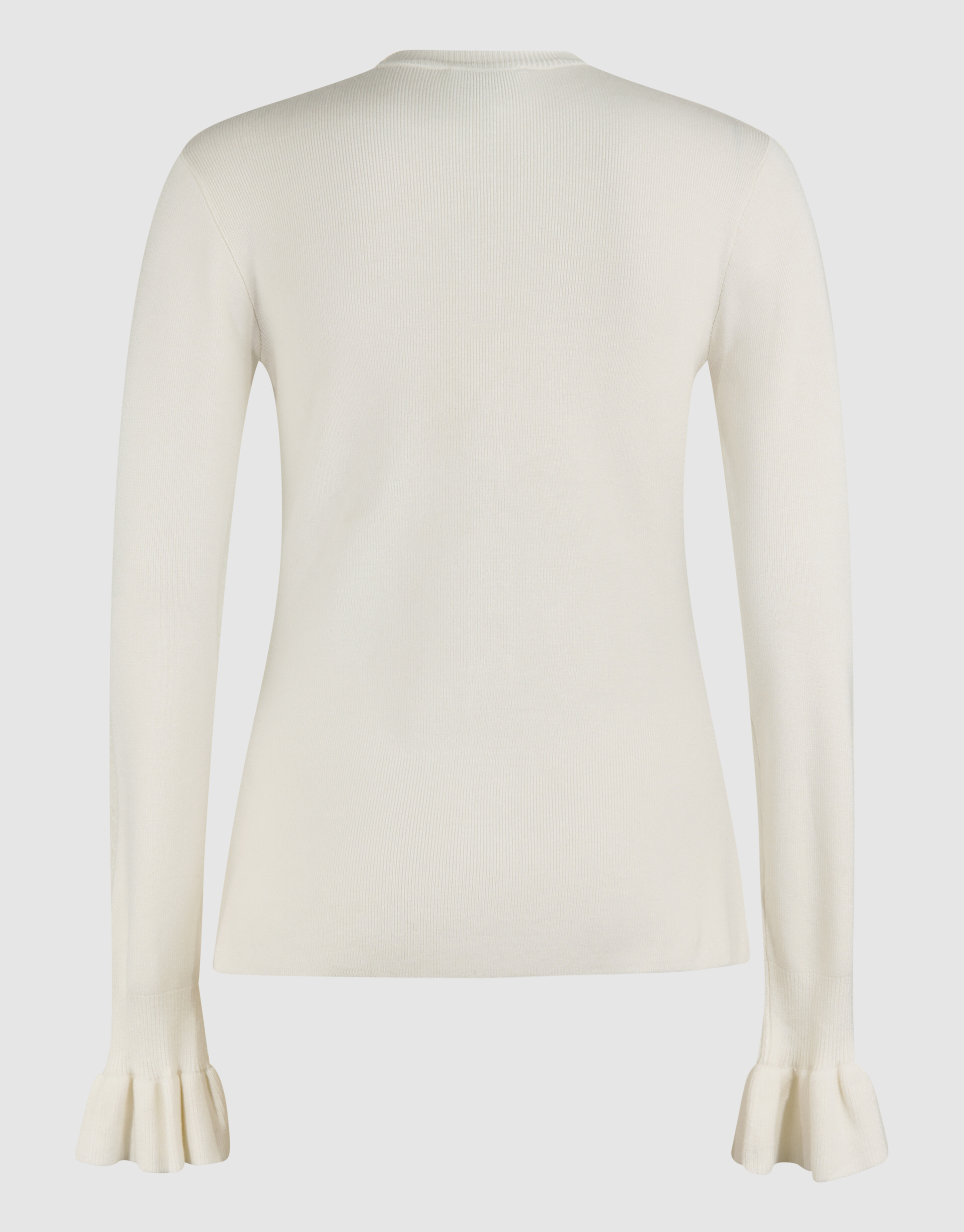 Ruffle mouw Vest Gebroken Wit SHOEBY WOMEN
