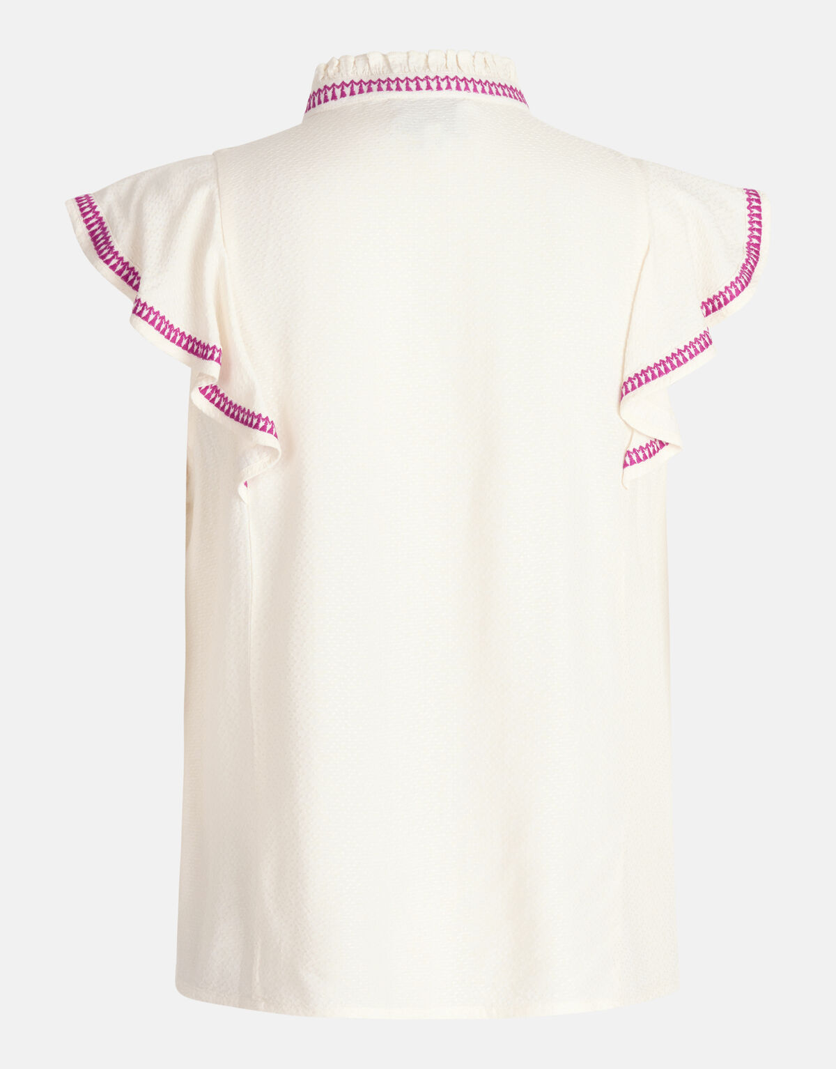 Embroidery Top Gebroken Wit SHOEBY WOMEN