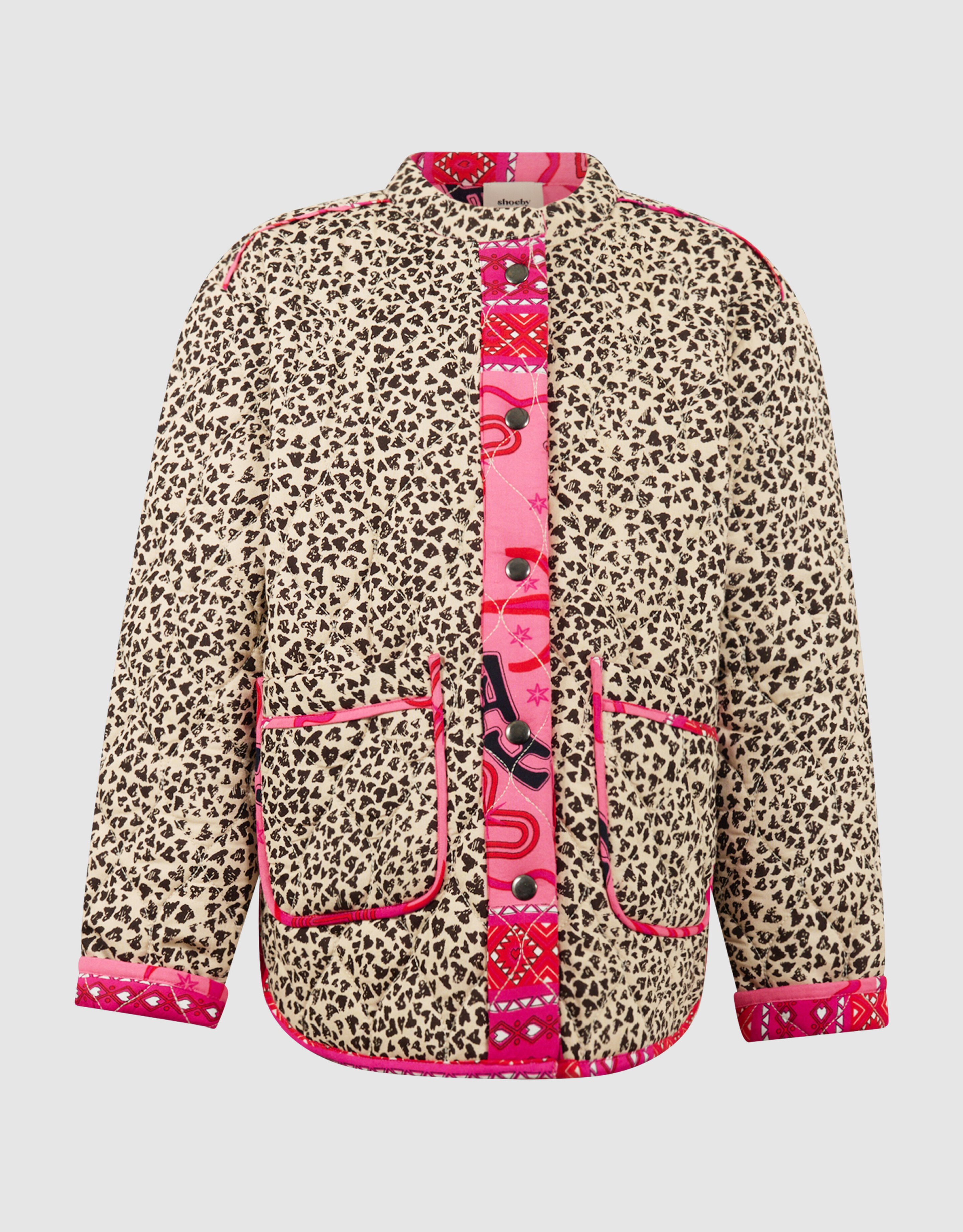 Leopard Stitched Jack Lichtbruin SHOEBY GIRLS