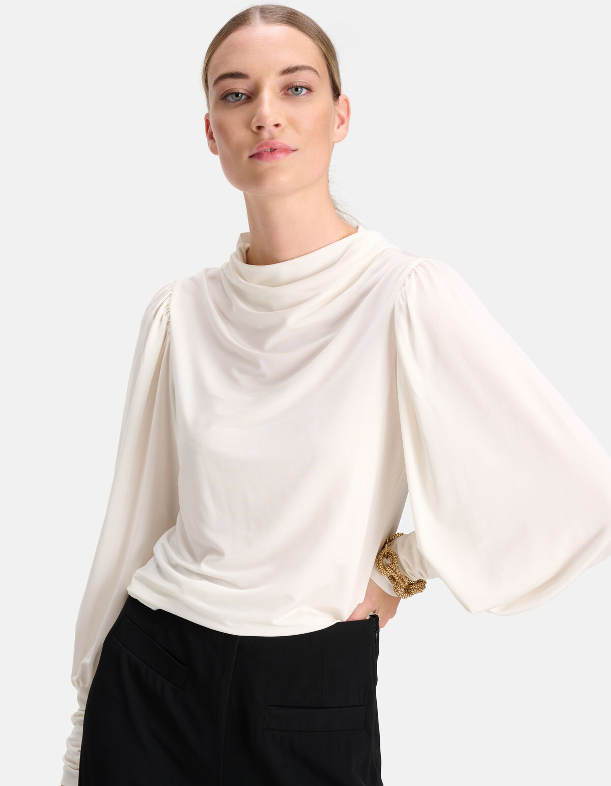 Waterval Top Gebroken Wit By Mieke SHOEBY WOMEN