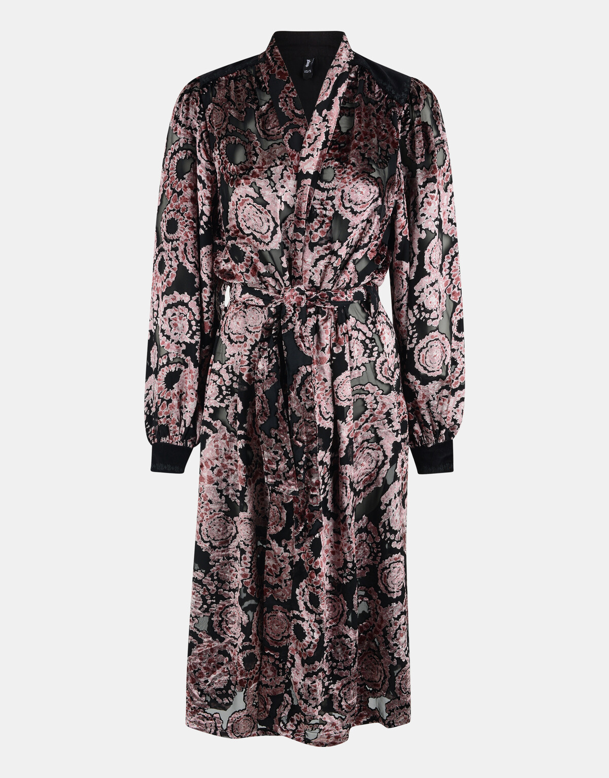 Pink Burnout Kimono
