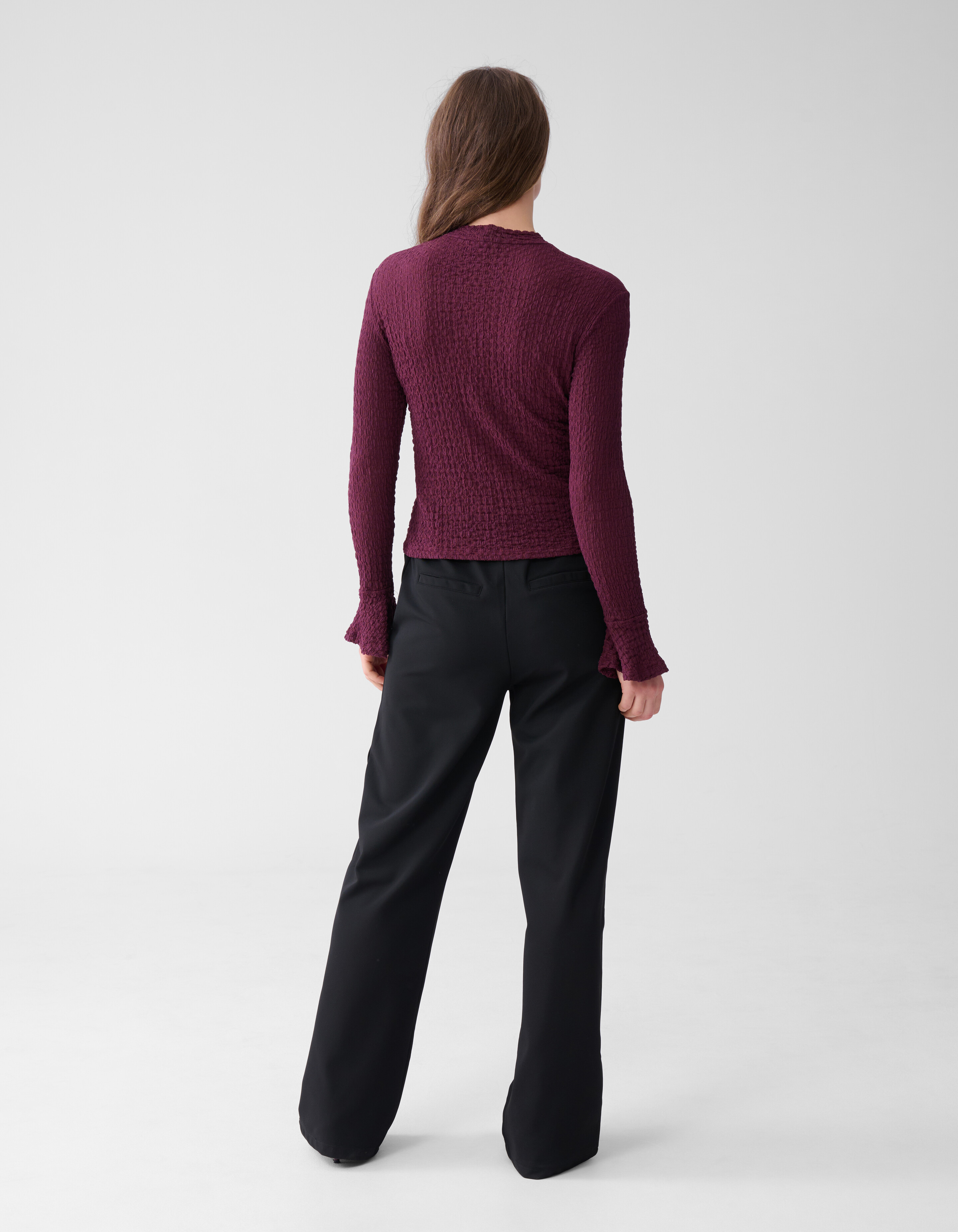 Crinkle Top Bordeaux SHOEBY WOMEN