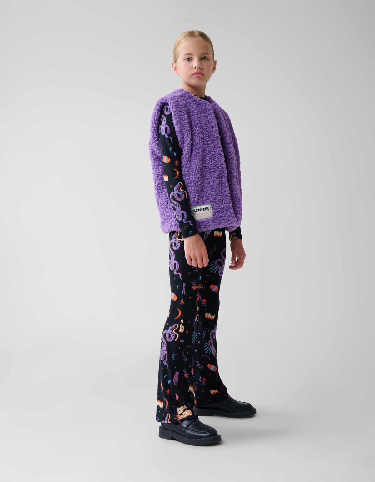 Teddy Label Gilet Paars SHOEBY GIRLS