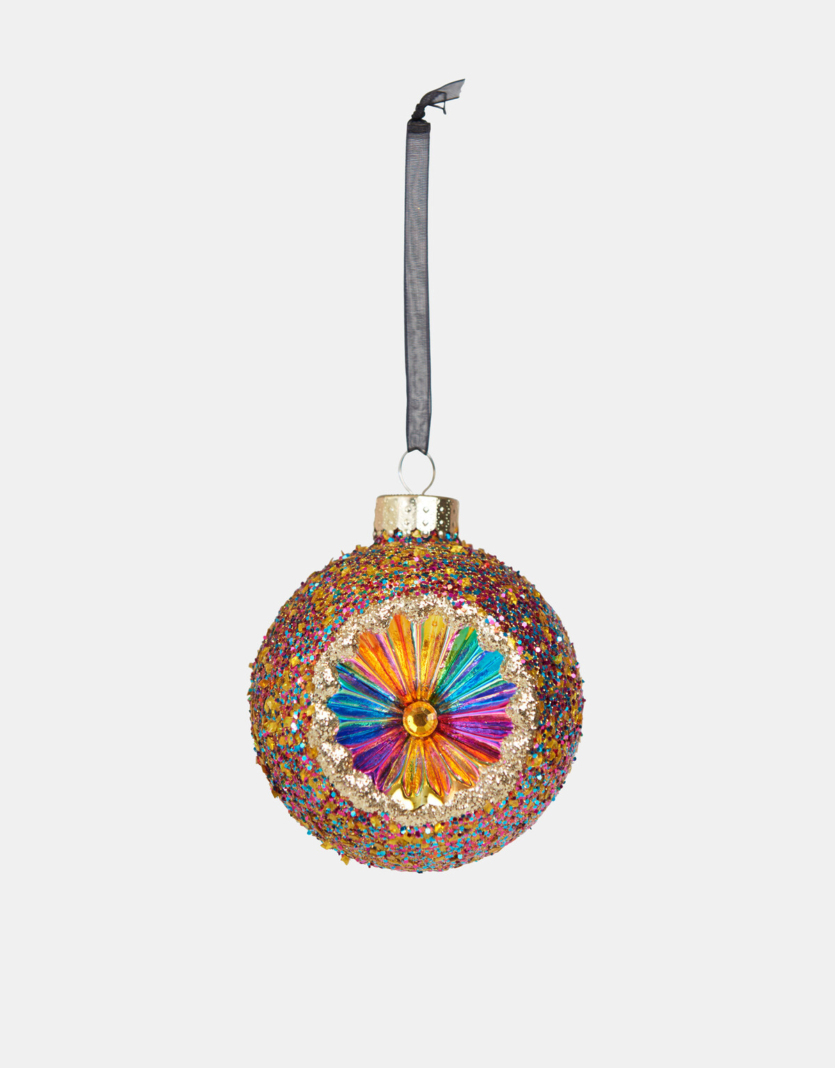 Glitter Reflector Kerstbal by Fred van Leer