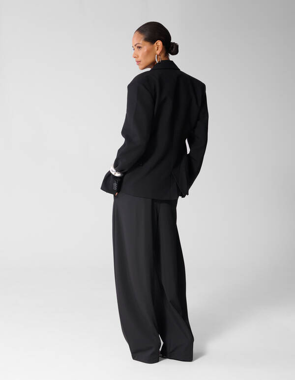 Sporty Barrel Fit Jogger Zwart SHOEBY WOMEN