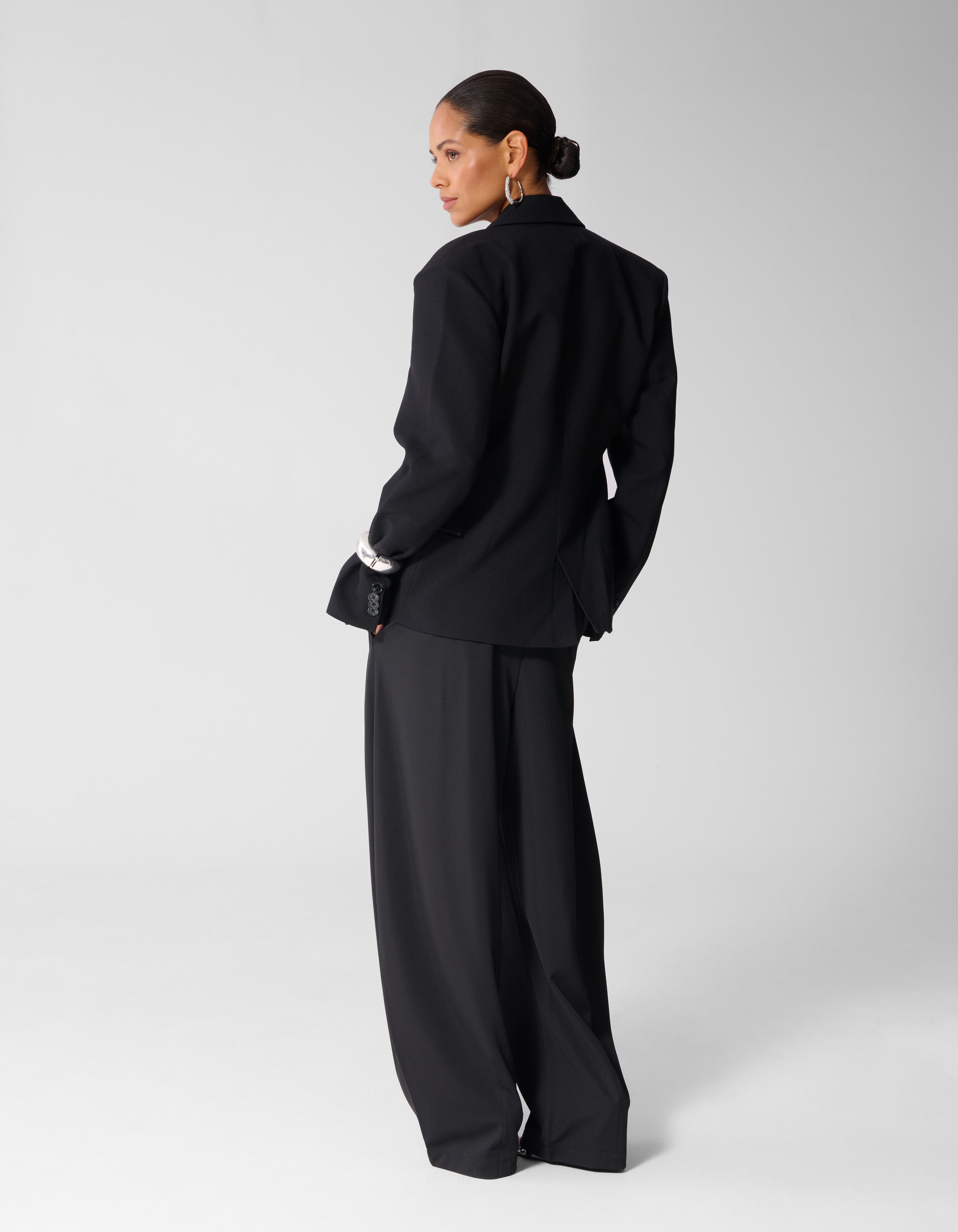 Sporty Barrel Fit Jogger Zwart SHOEBY WOMEN