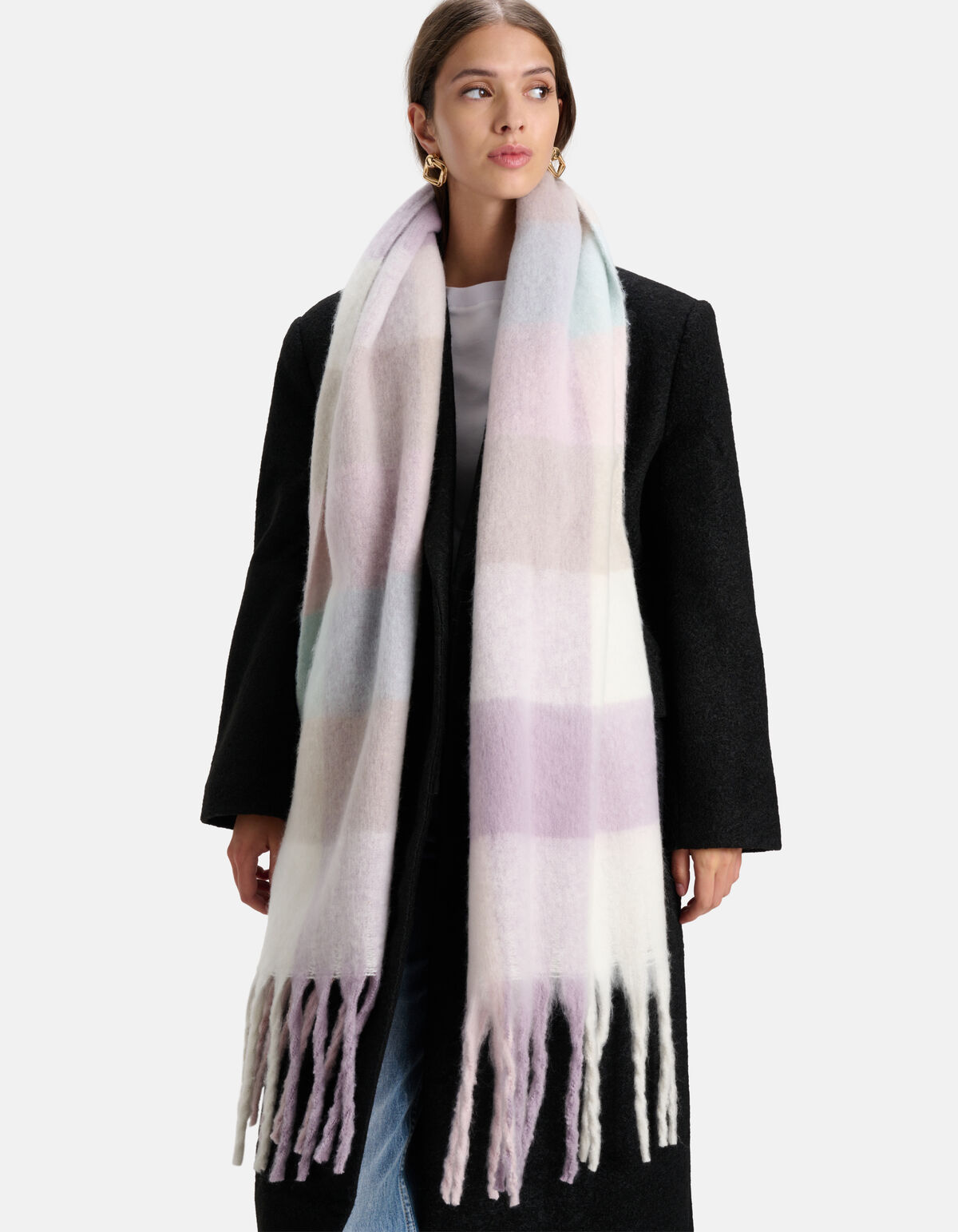 Check Pastel Sjaal SHOEBY ACCESSOIRES