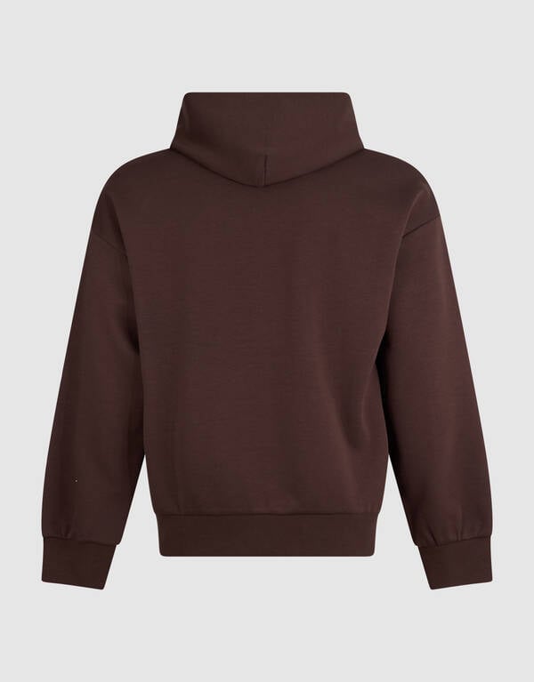 Interlock Hoodie Donkerbruin SHOEBY MEN