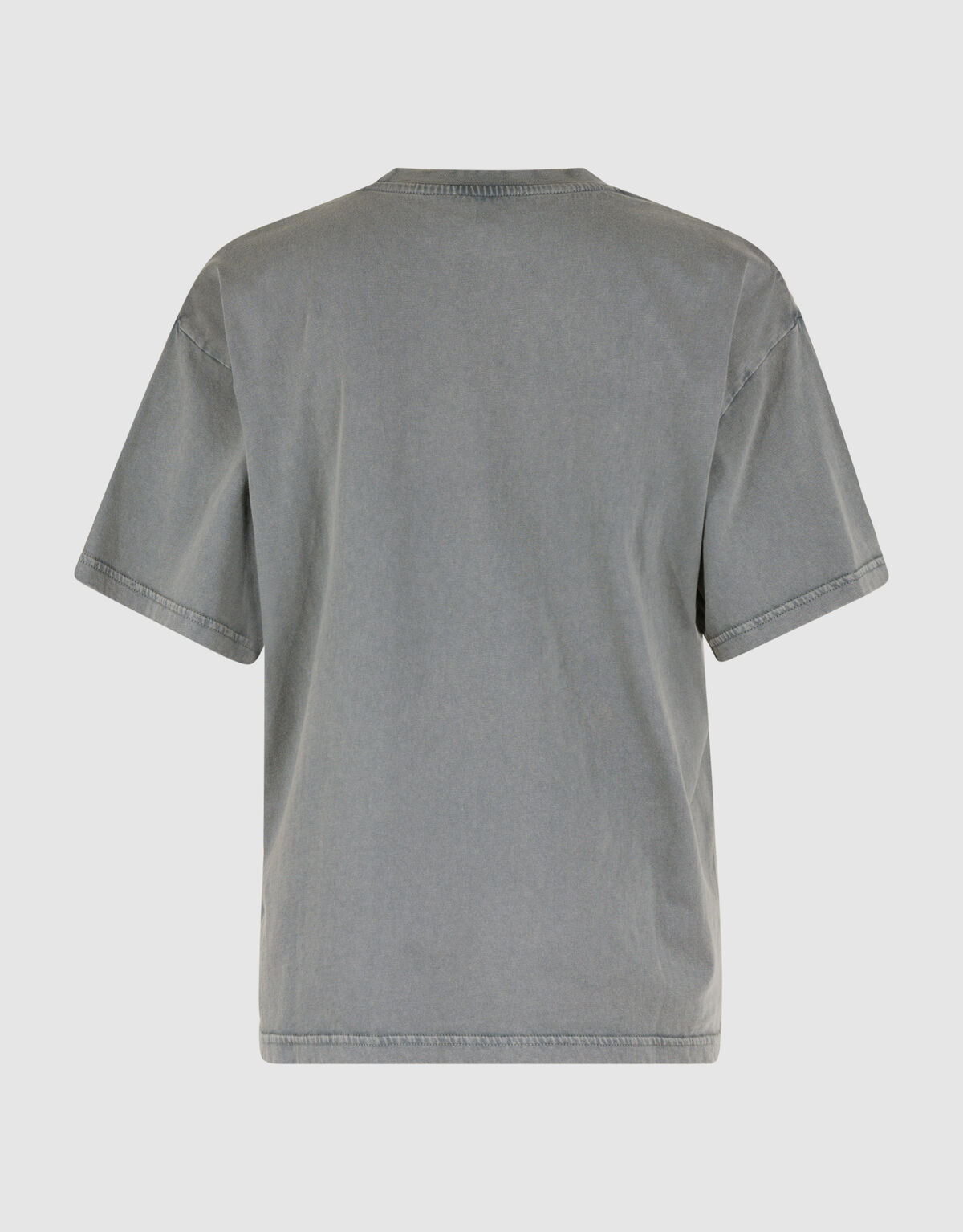 Washed Logo T-shirt Lichtgrijs SHOEBY WOMEN