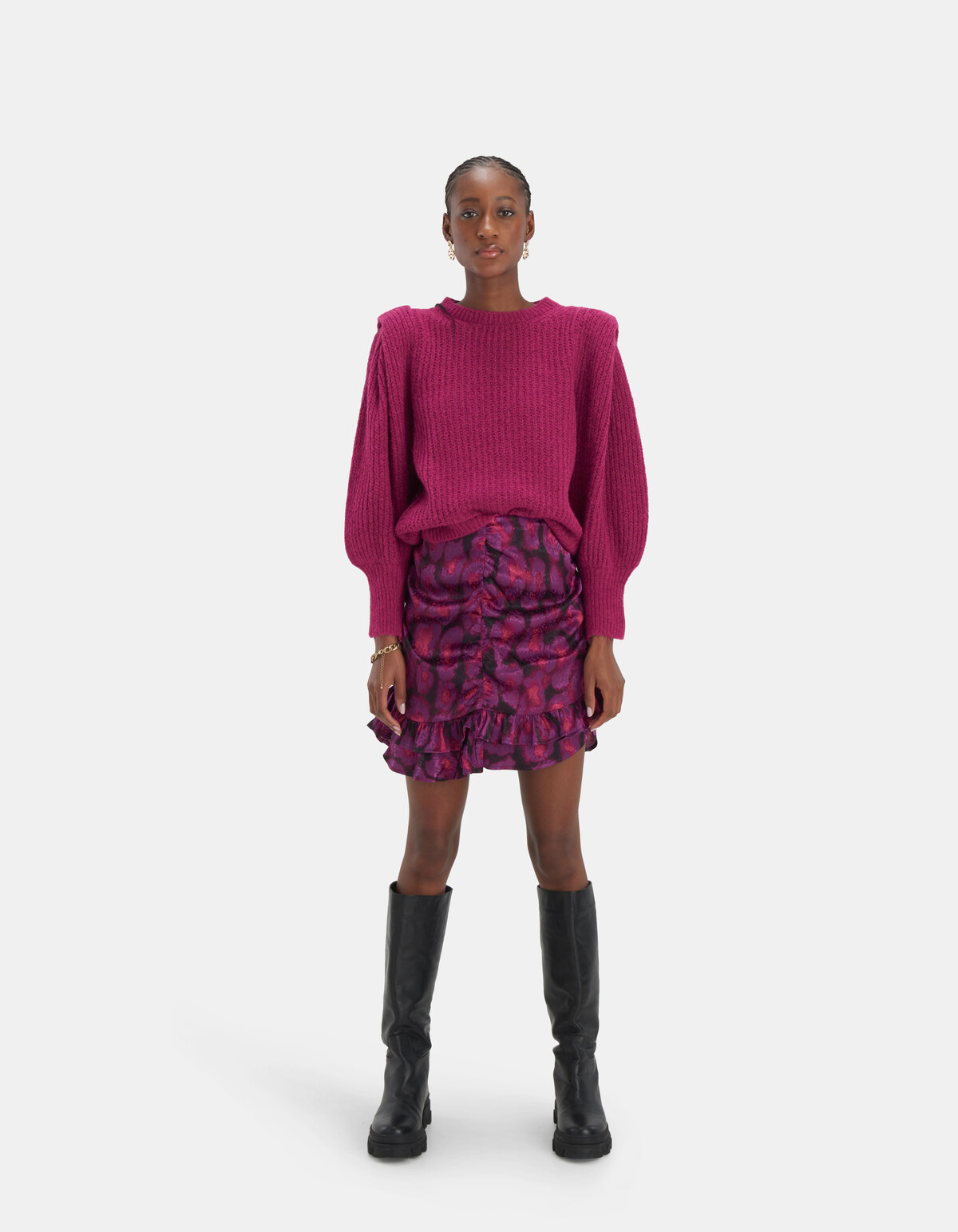 Satin Jacquard Rok EKSEPT
