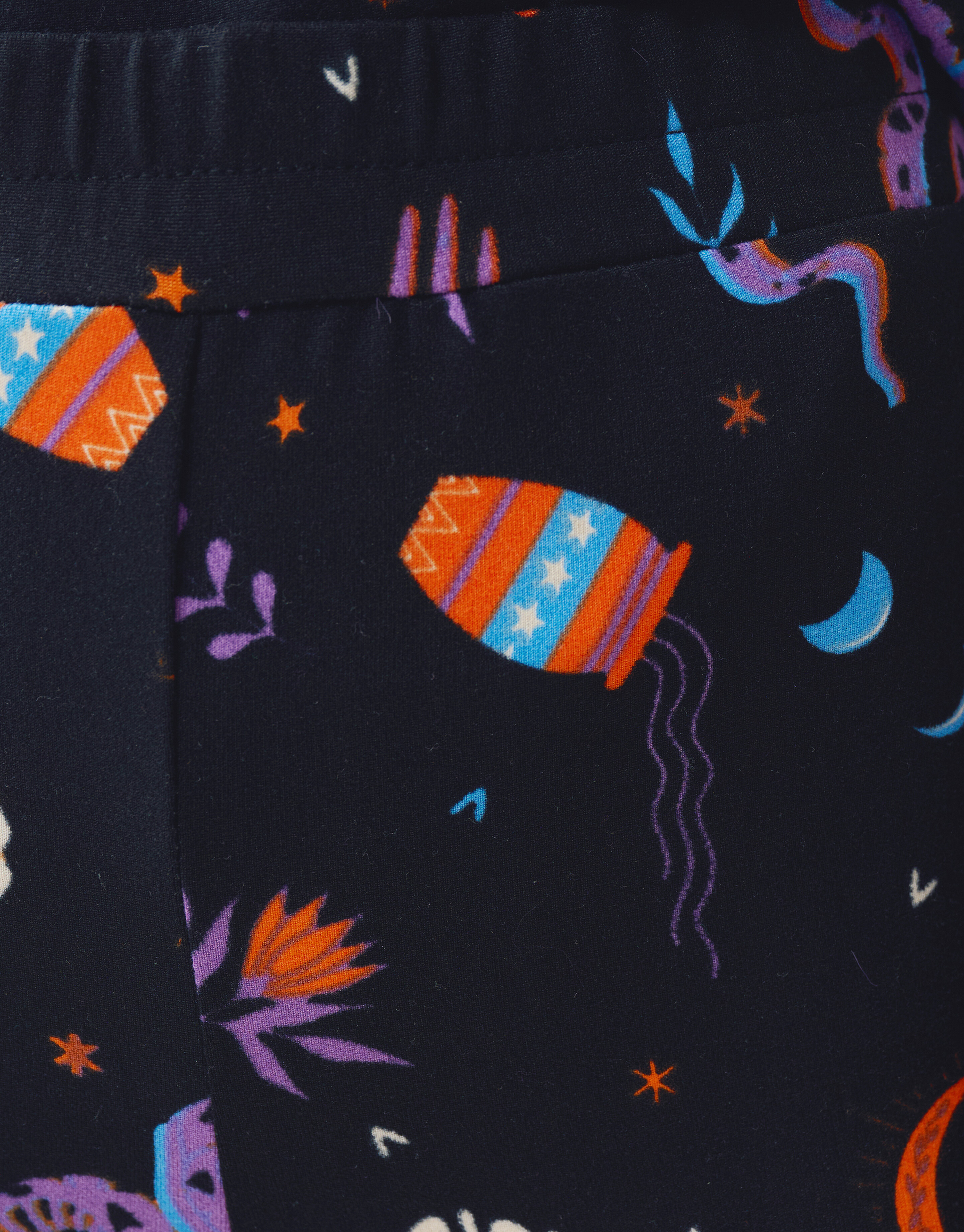 Printed Flared Legging Zwart SHOEBY GIRLS
