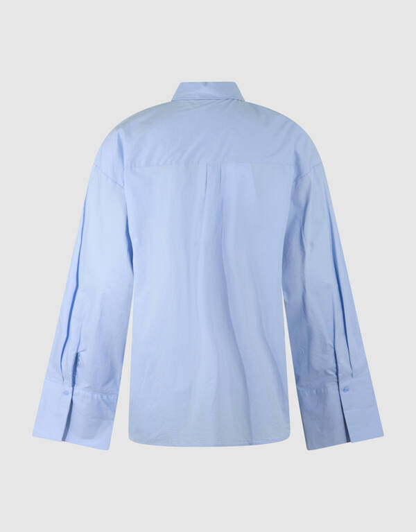 Oversized Kanten Blouse Blauw SHOEBY WOMEN