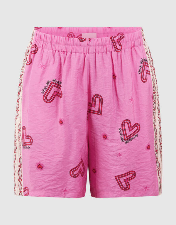 Heart Structuur Short Roze SHOEBY GIRLS