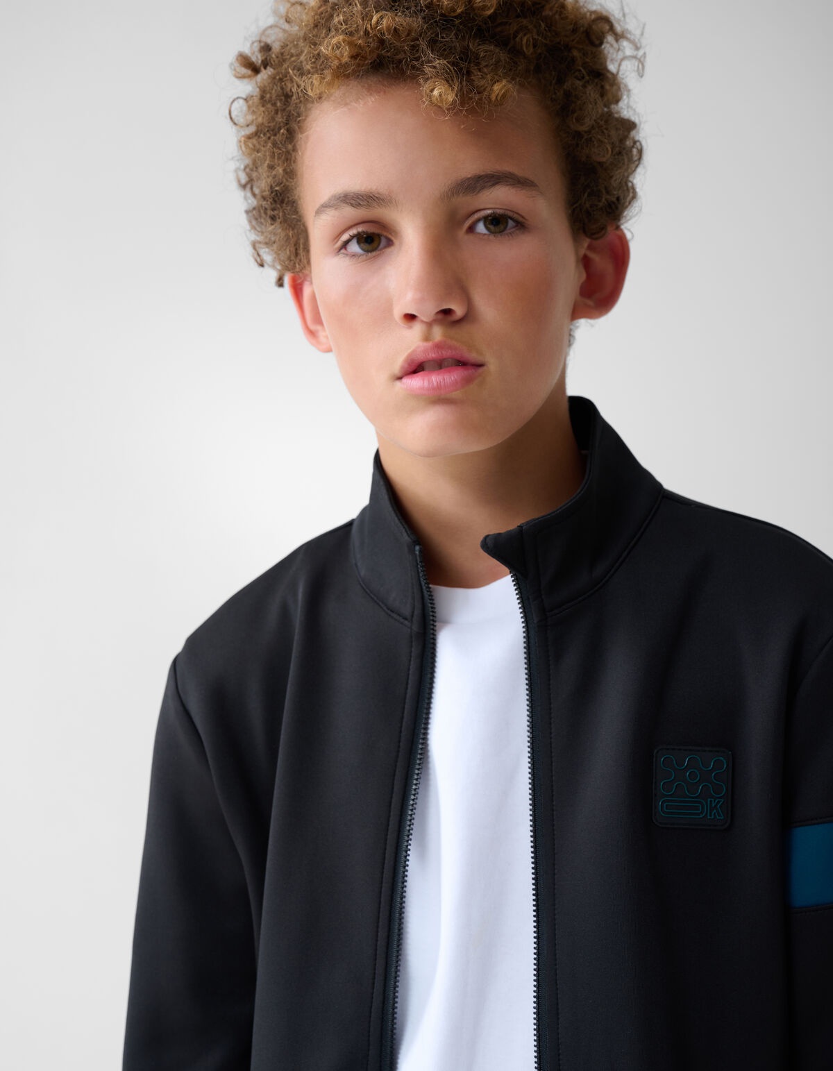 Label Cardigan Zwart SHOEBY BOYS