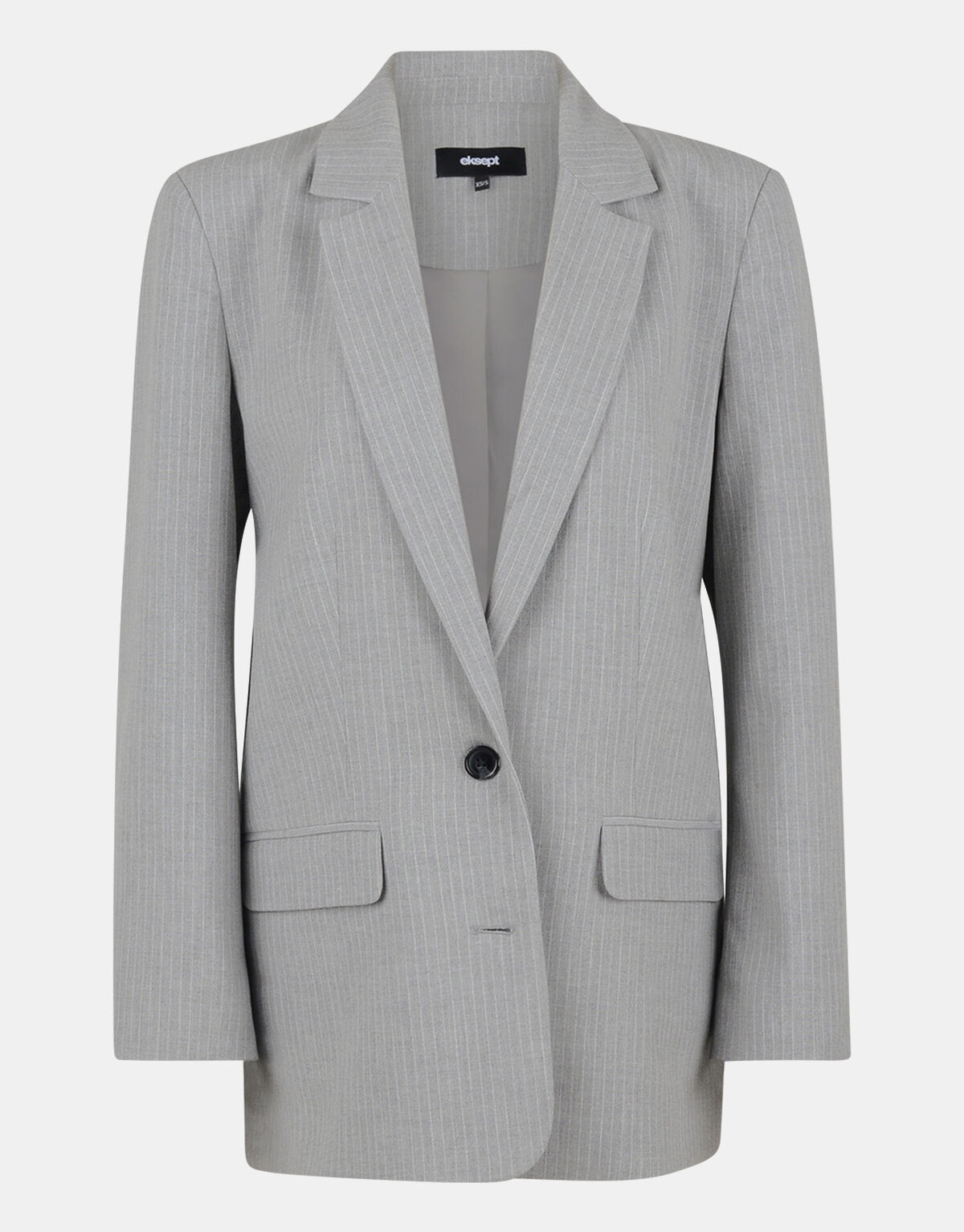 Pinstripe Blazer Lichtgrijs EKSEPT