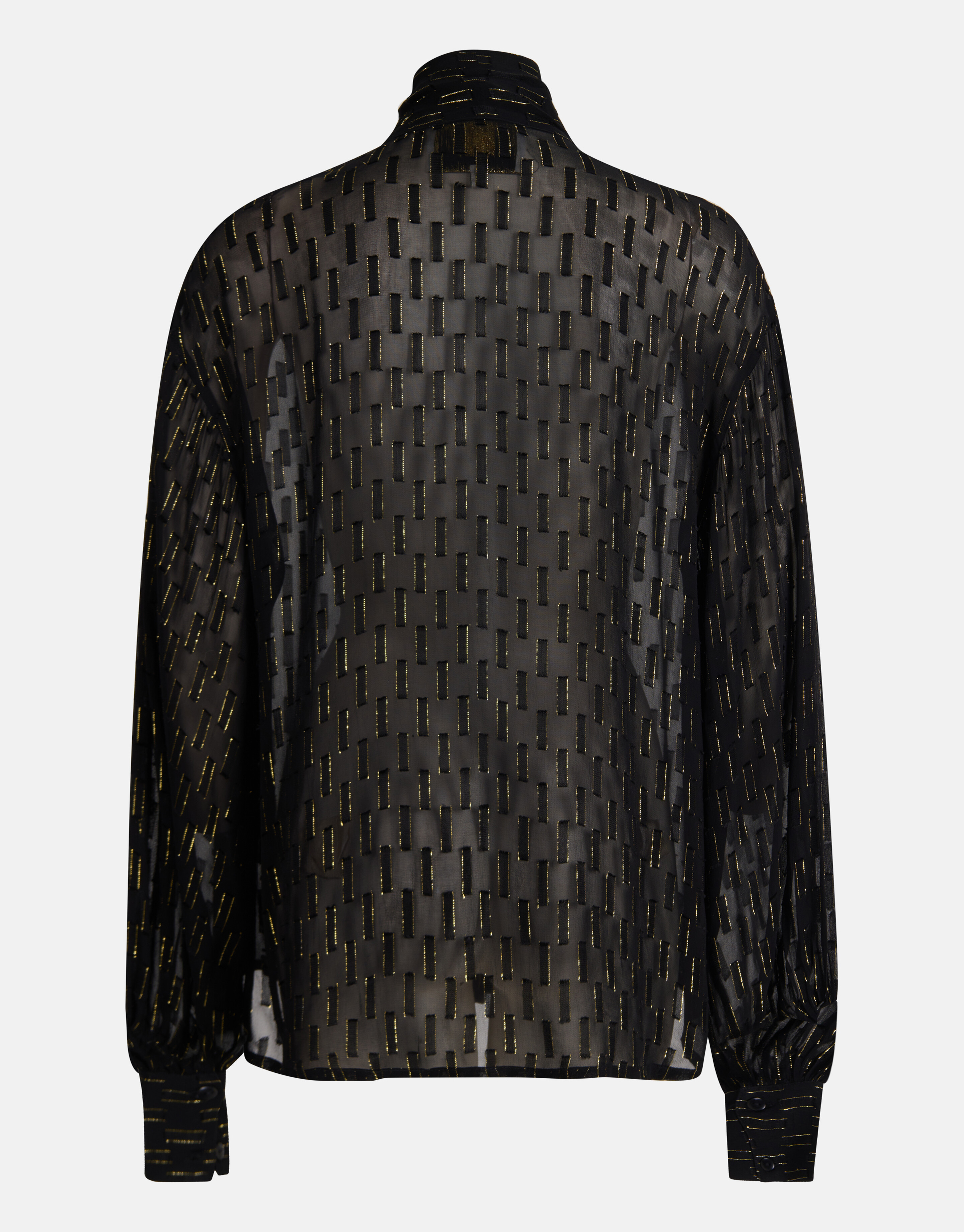 Chiffon Blouse Zwart SHOEBY WOMEN