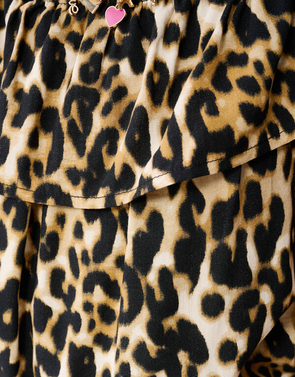 Star Leopard Jumpsuit Lichtbruin SHOEBY GIRLS