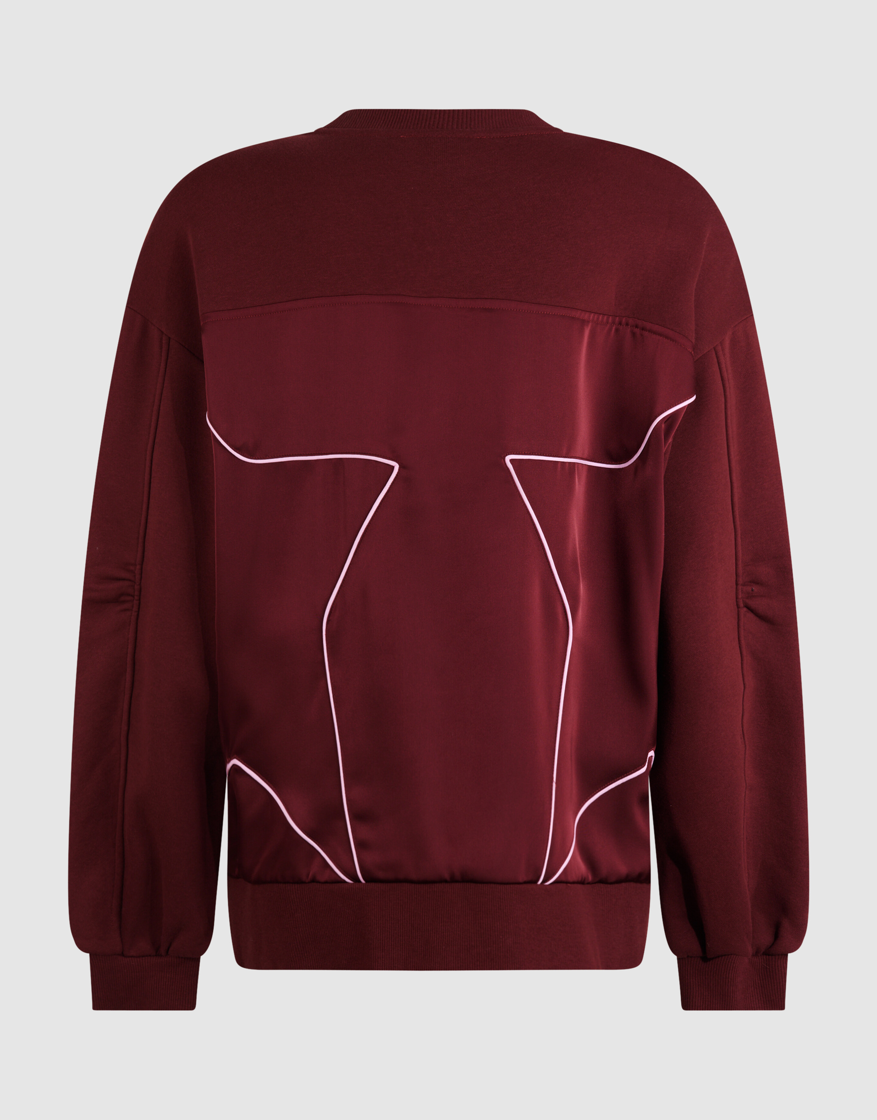 Athletic Artwork Sweater Donkerrood SHOEBY WOMEN