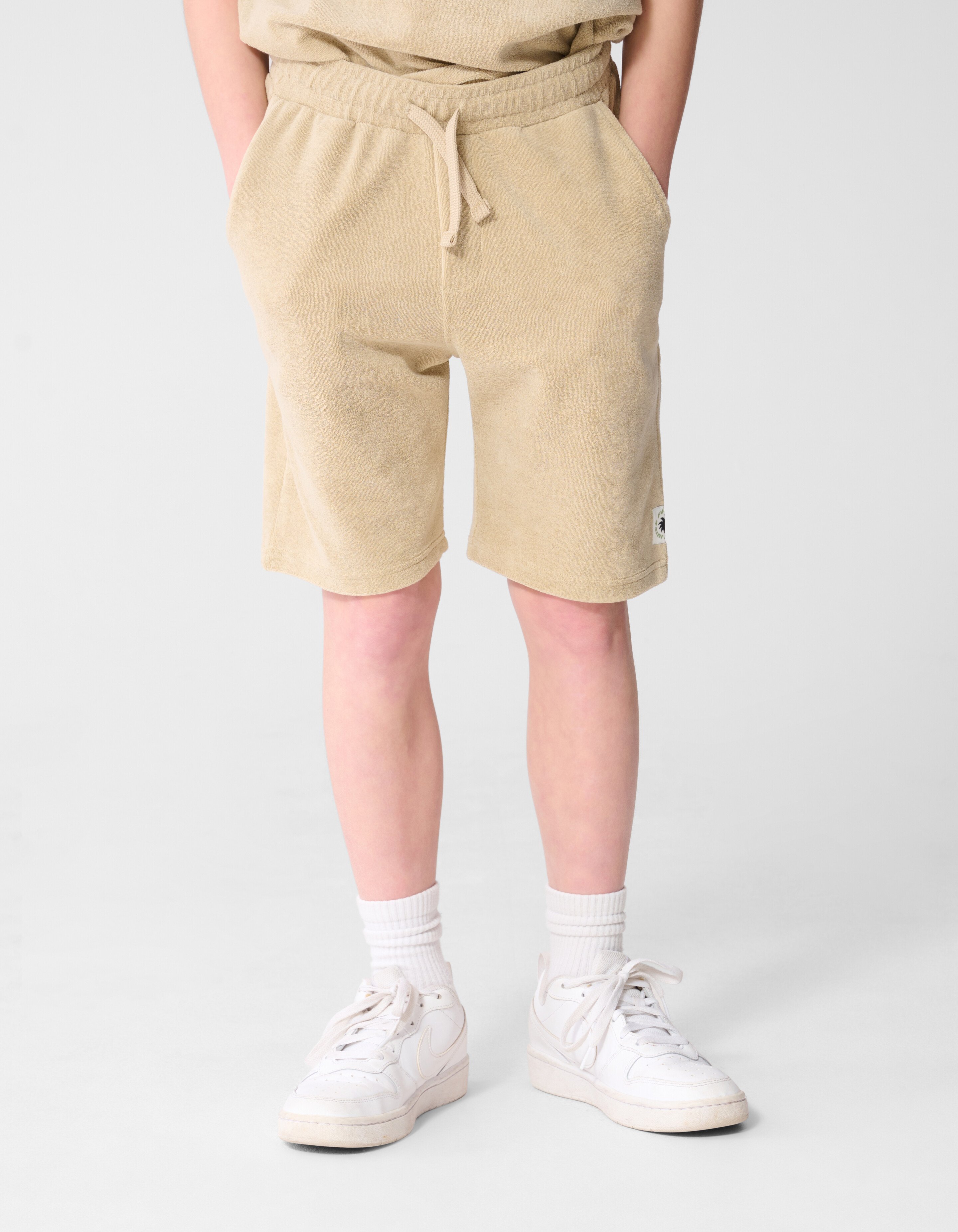 Towelling Relaxed Fit Short Beige SHOEBY BOYS