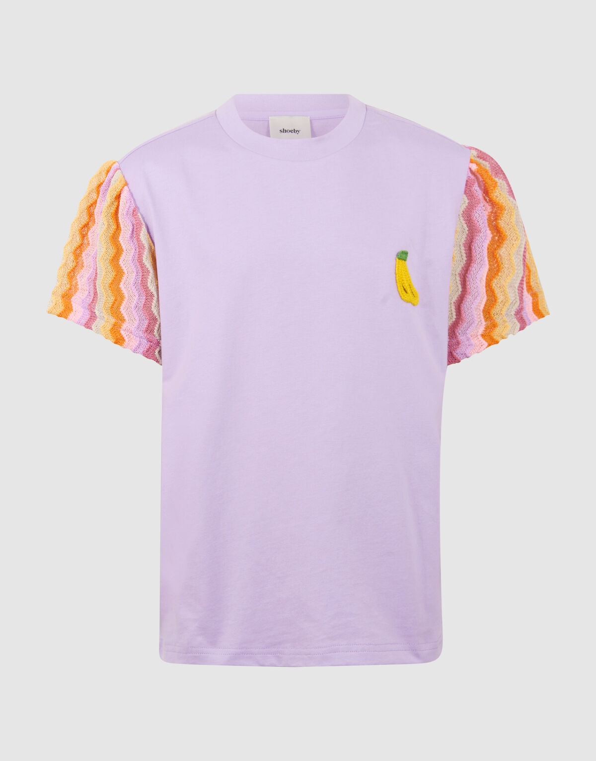 Banana T-shirt Paars SHOEBY GIRLS
