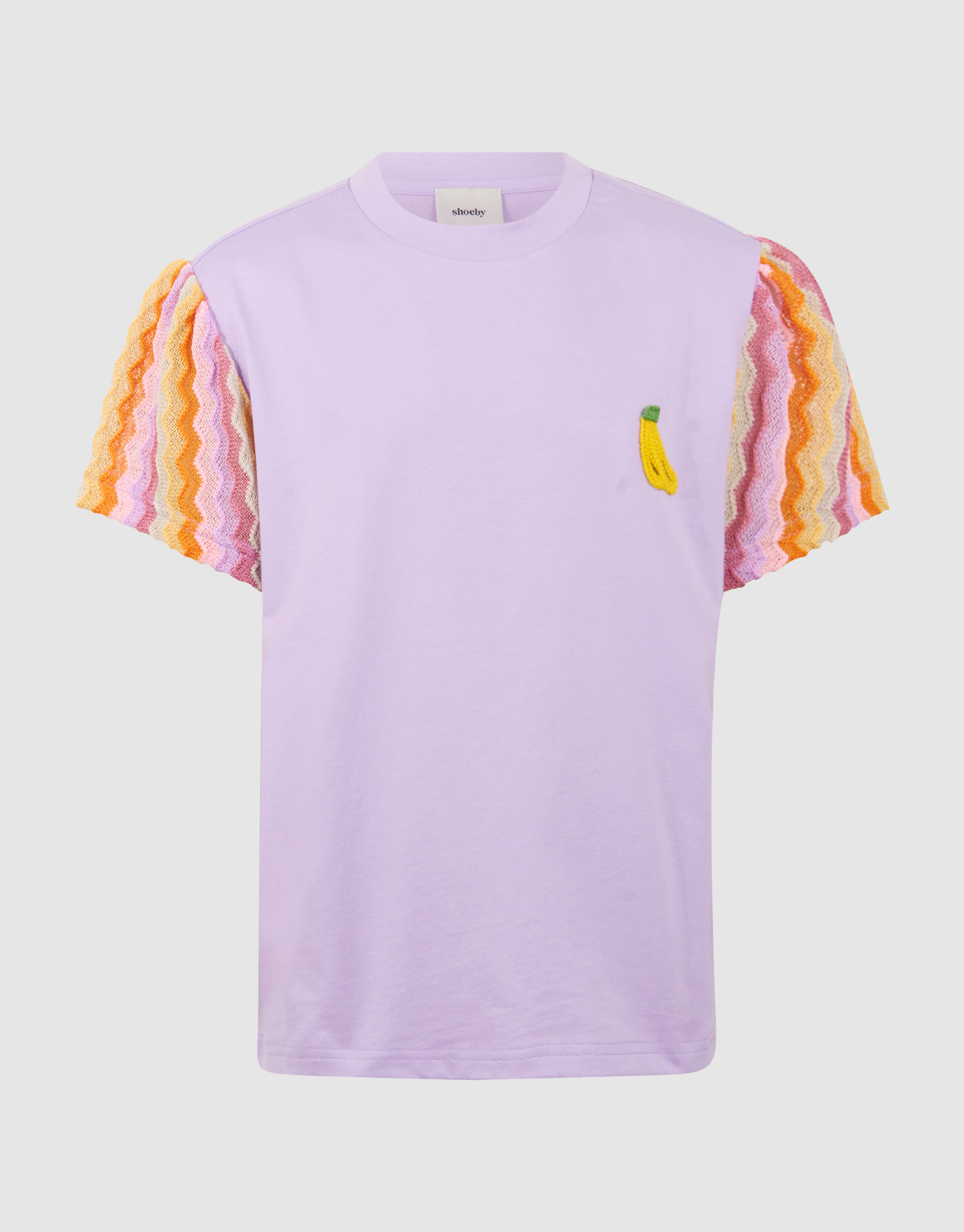 Banana T-shirt Paars SHOEBY GIRLS