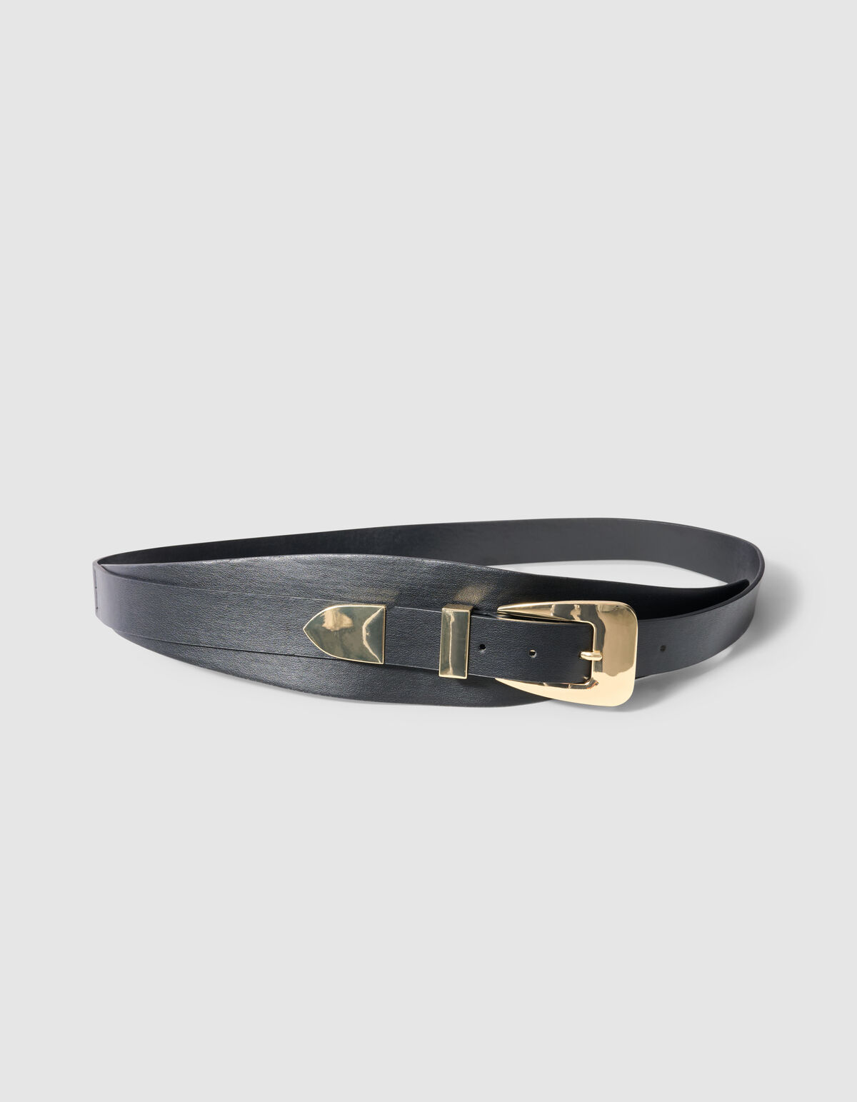 Waist Riem Zwart/Goud SHOEBY ACCESSOIRES