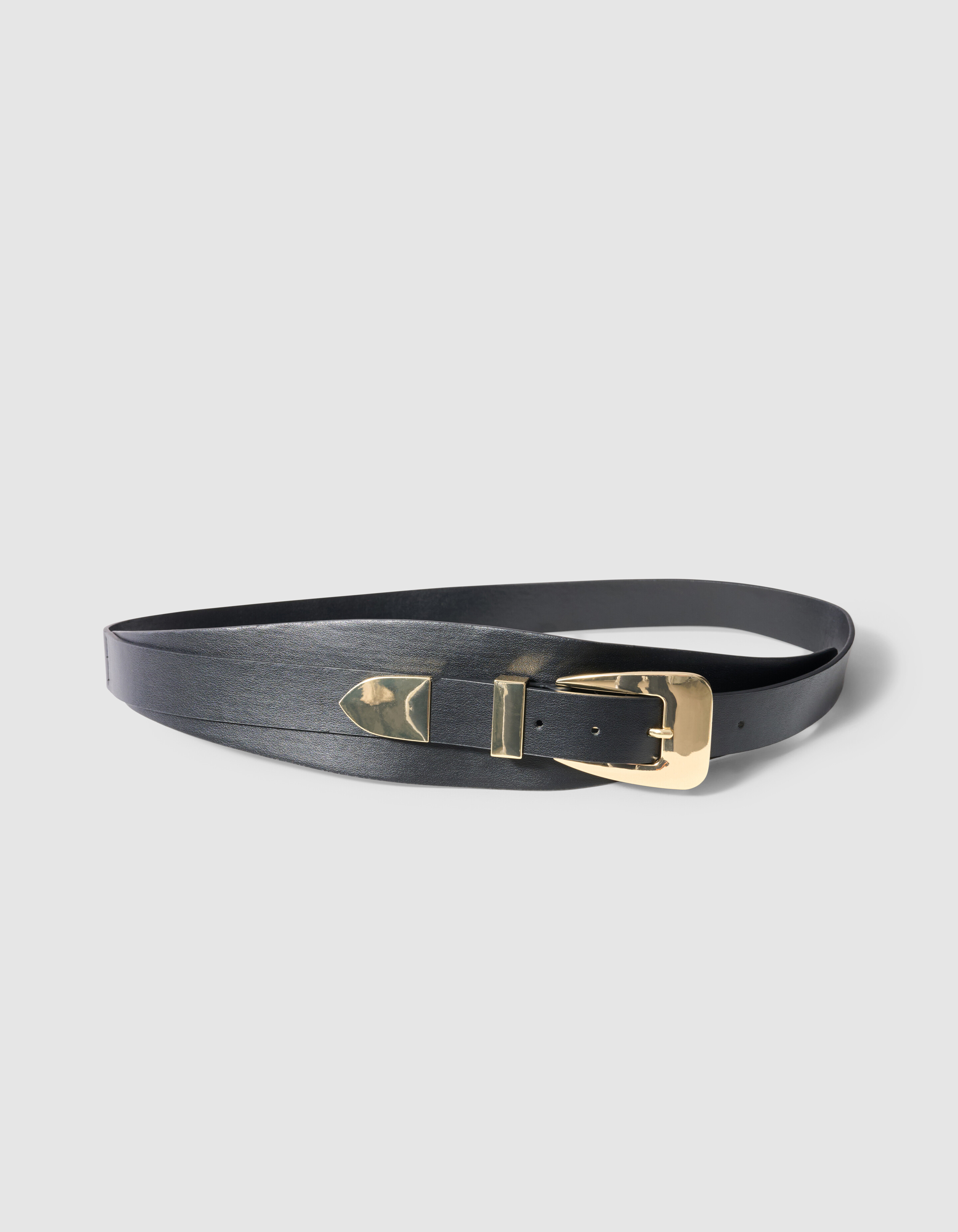 Waist Riem Zwart/Goud SHOEBY ACCESSOIRES