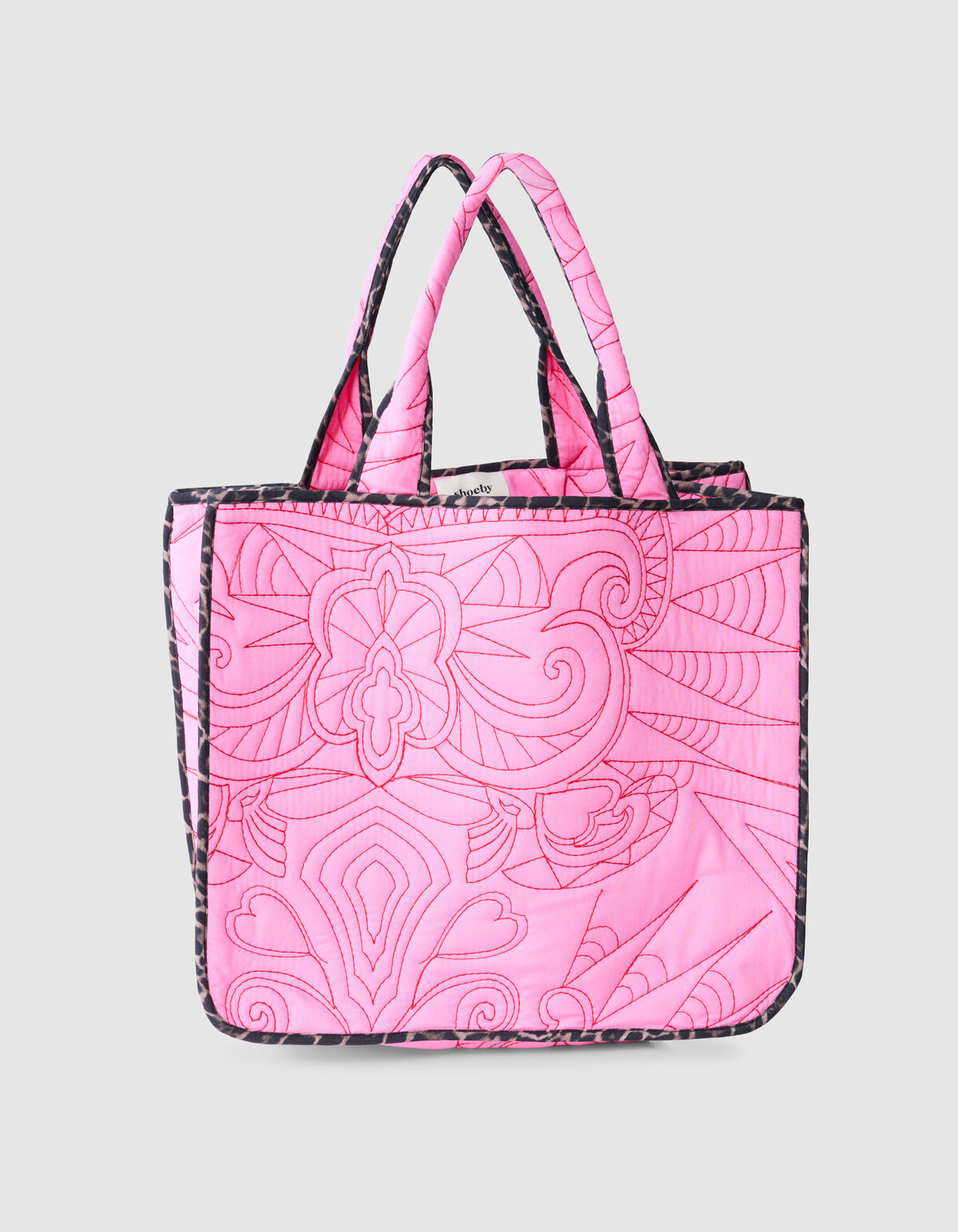 Quilted Mix Tas Roze SHOEBY ACCESSOIRES