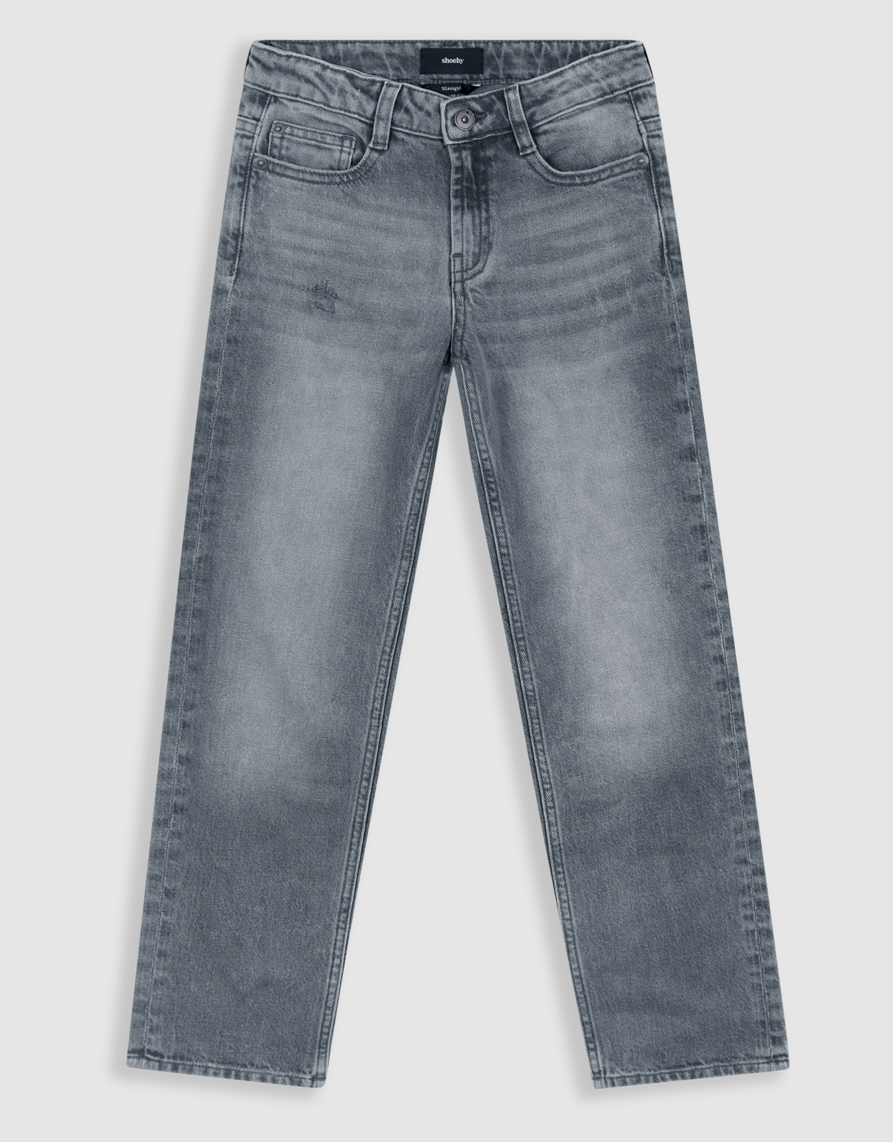 Straight Fit Jeans Grijs SHOEBY BOYS