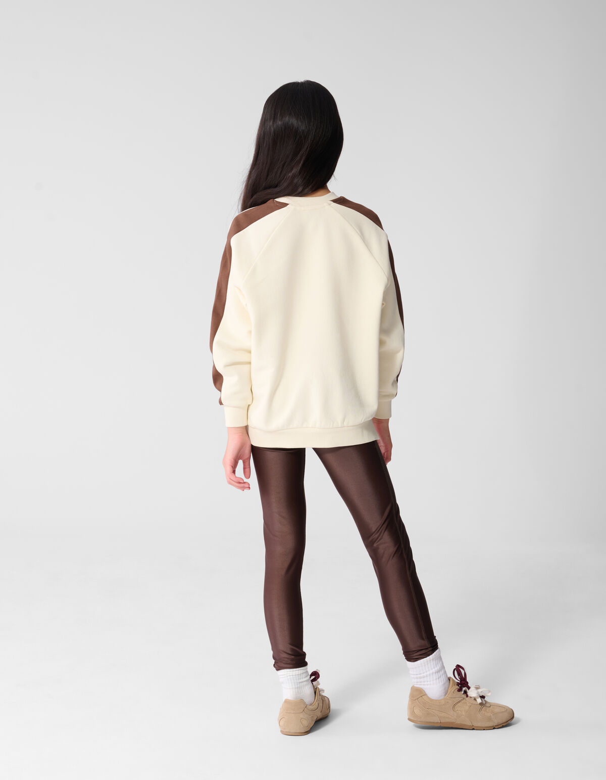 Shiny Legging Donkerbruin SHOEBY GIRLS
