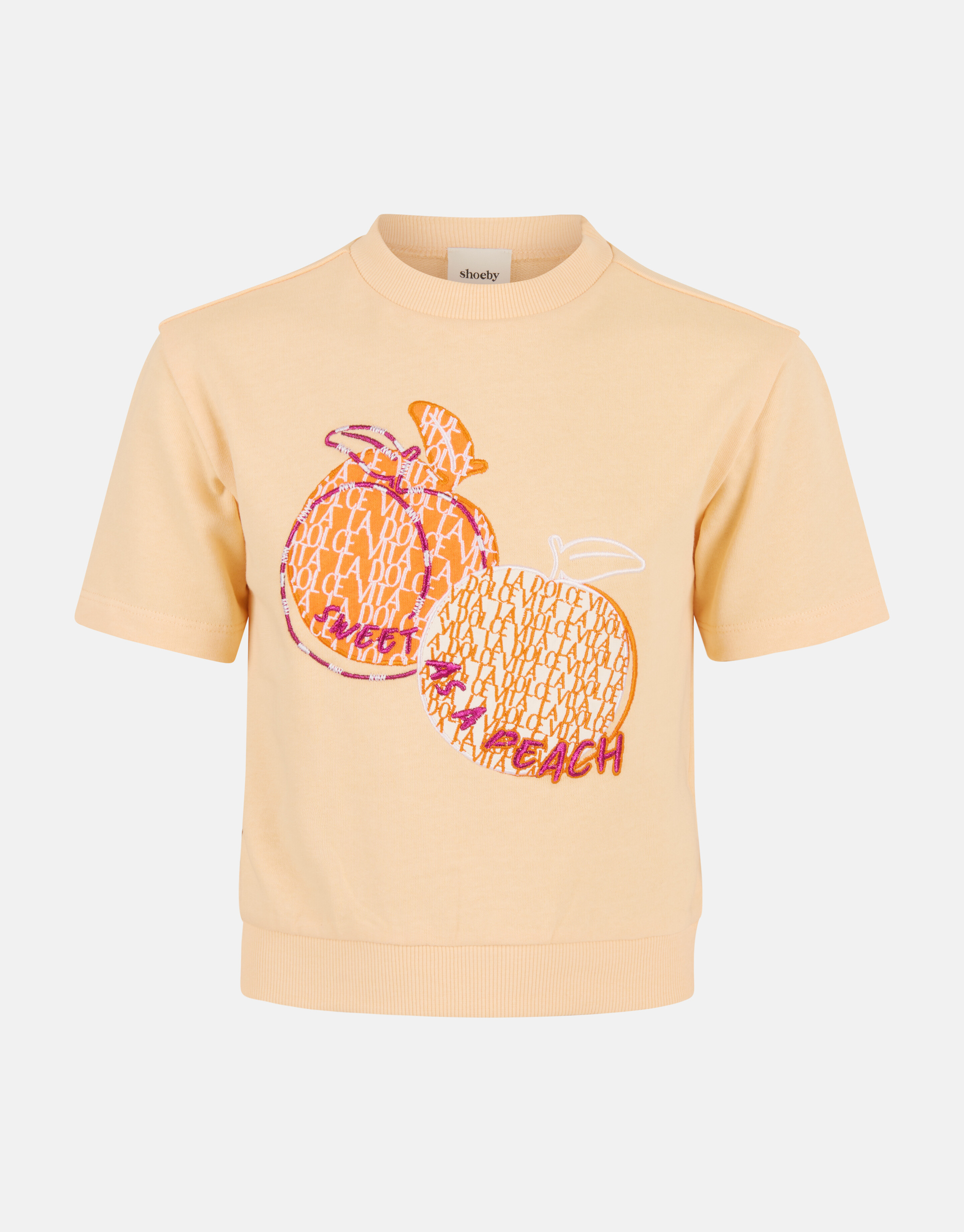Artwork Sweat T-shirt Oranje SHOEBY GIRLS
