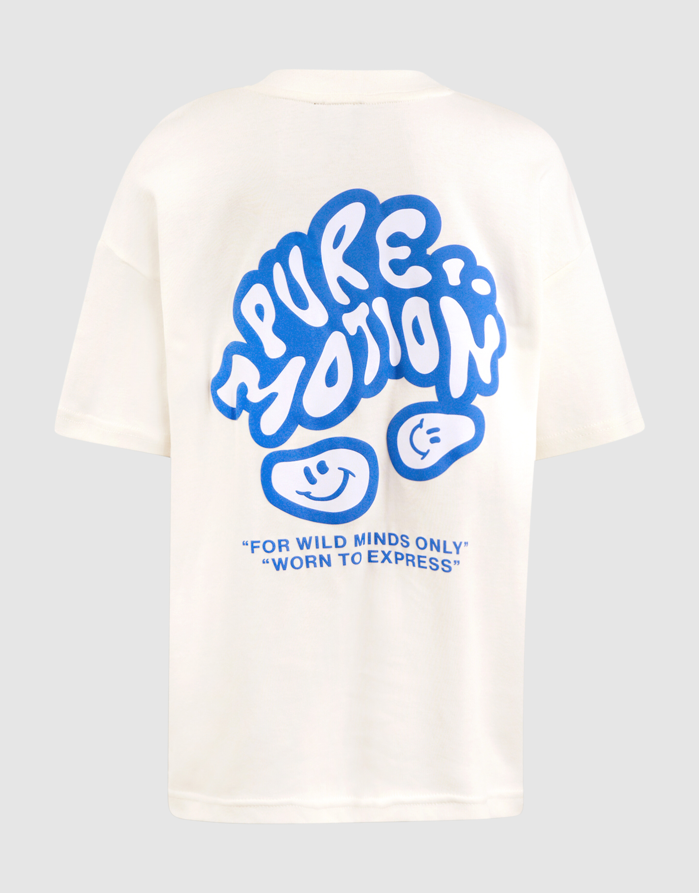 Motion Artwork T-shirt Gebroken Wit SHOEBY BOYS