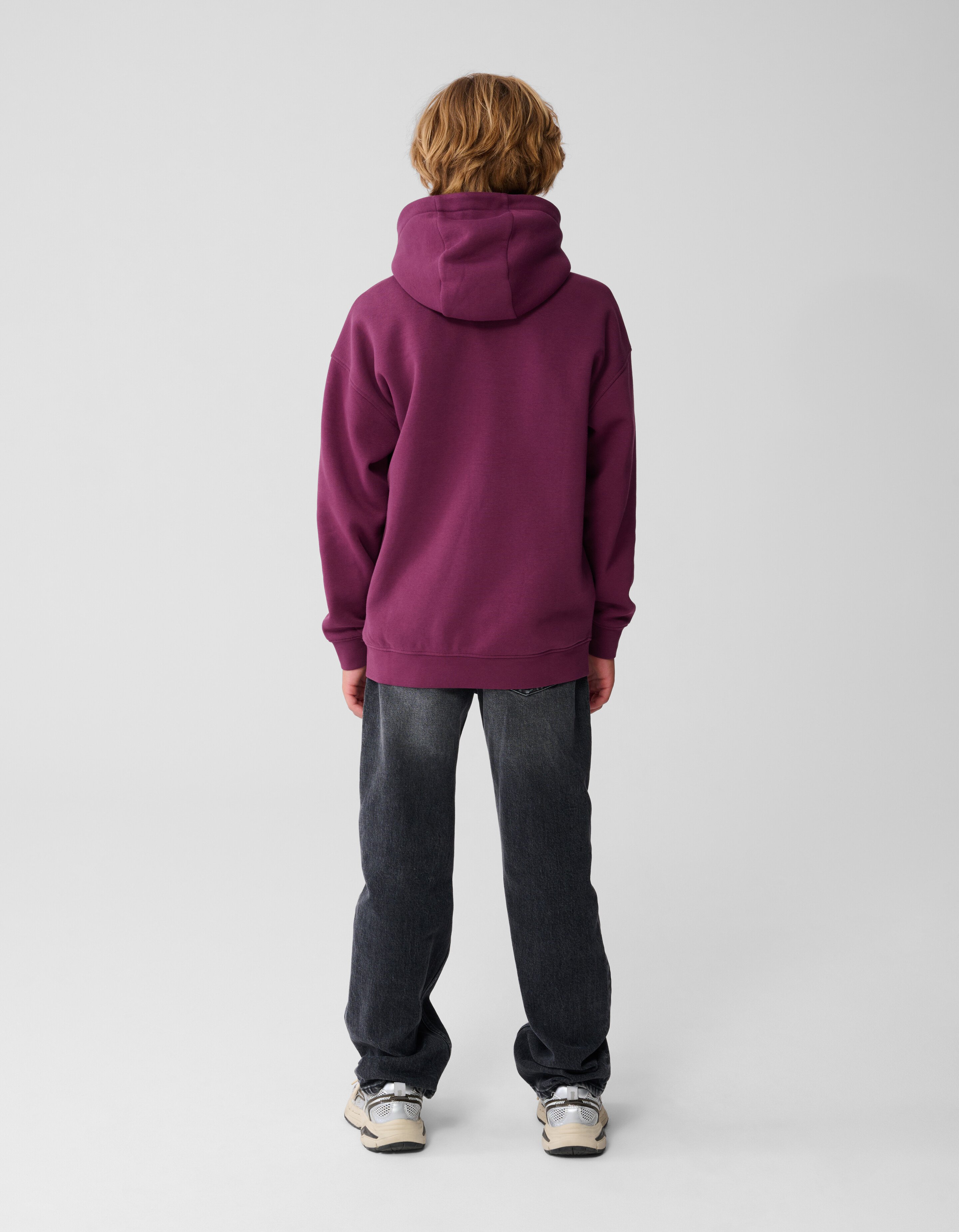 Club Embroidery Hoodie Donkerrood SHOEBY BOYS