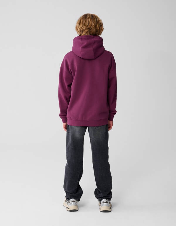 Club Embroidery Hoodie Donkerrood SHOEBY BOYS