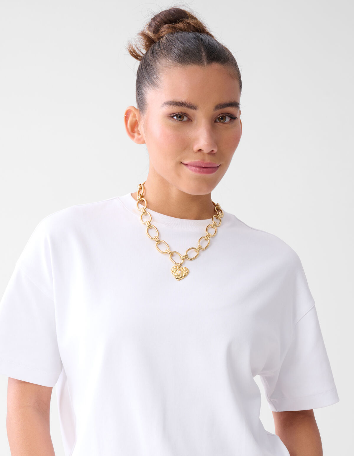 Heart Ketting Goud SHOEBY ACCESSOIRES