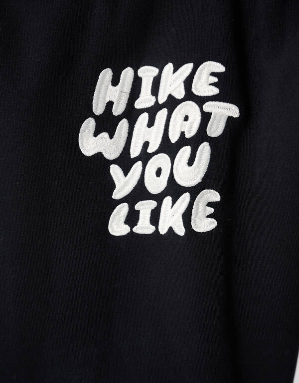Like Hike Artwork Hoodie Zwart SHOEBY BOYS