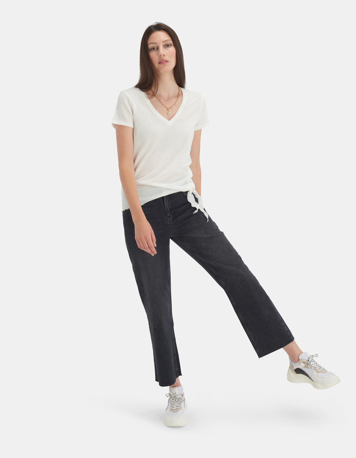 Glitter Knoop T-shirt