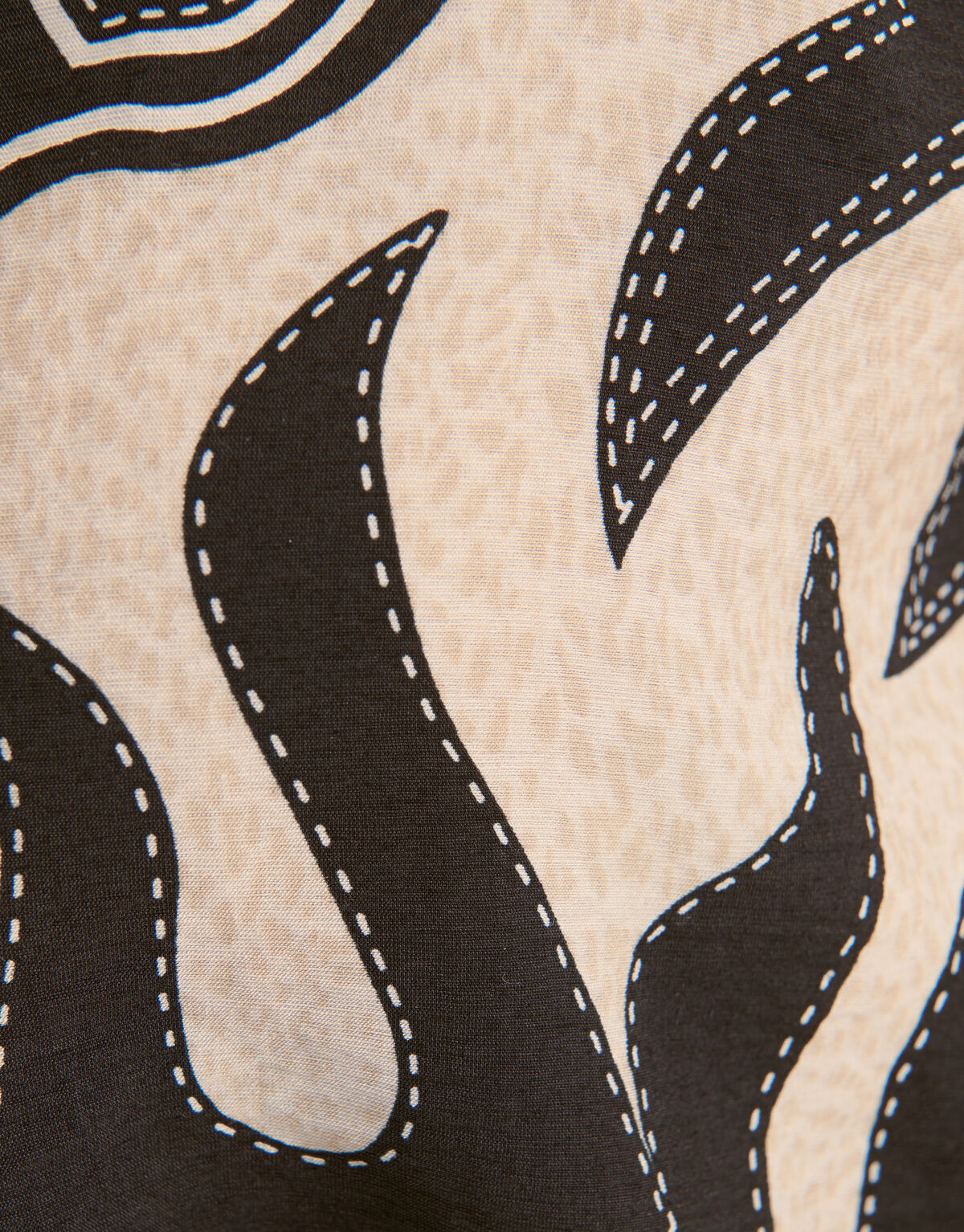 Artwork Singlet Zwart/Beige SHOEBY WOMEN