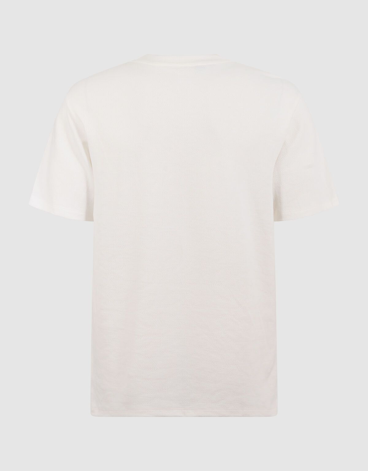 Spark Structuur T-shirt Gebroken Wit SHOEBY MEN