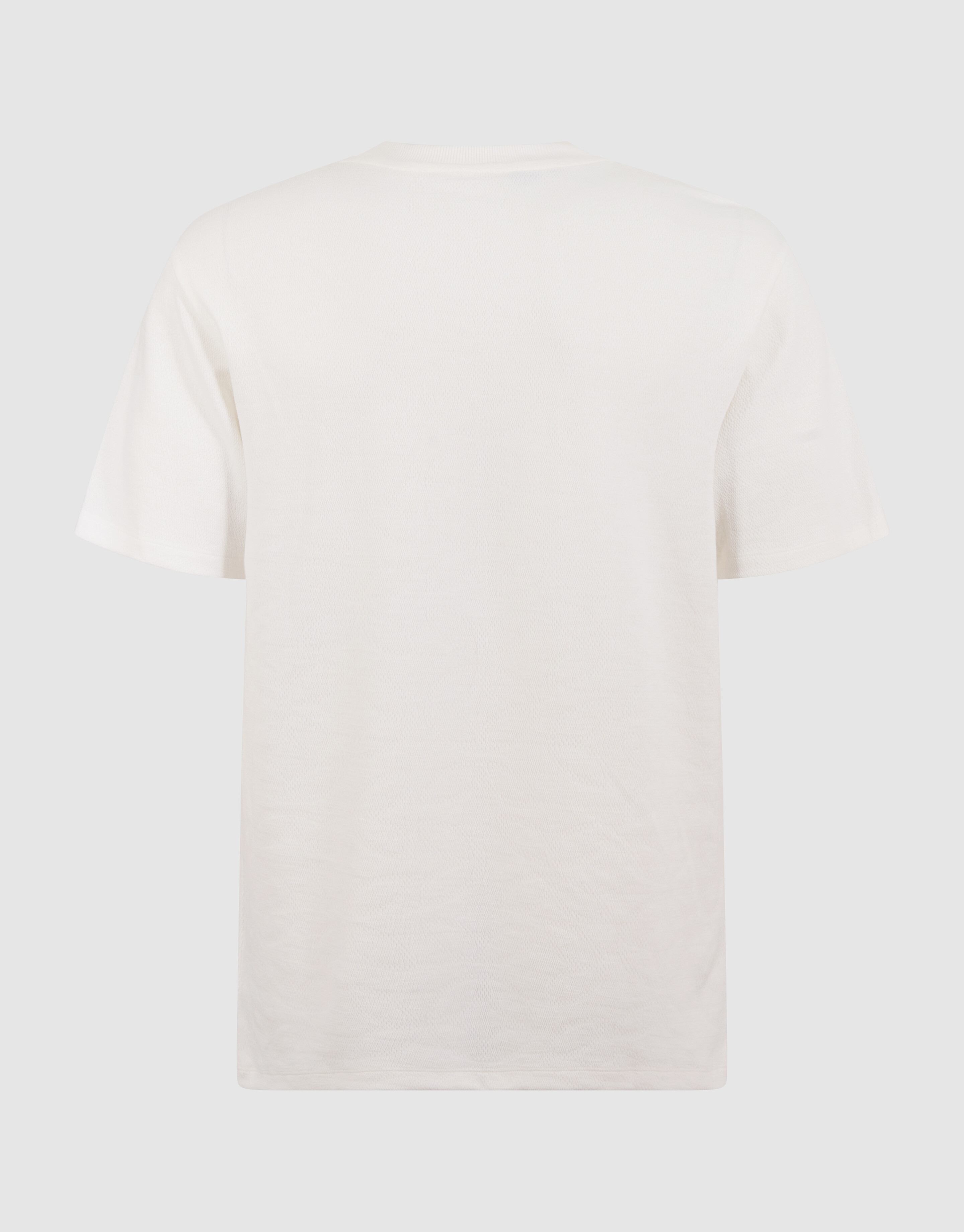 Spark Structuur T-shirt Gebroken Wit SHOEBY MEN