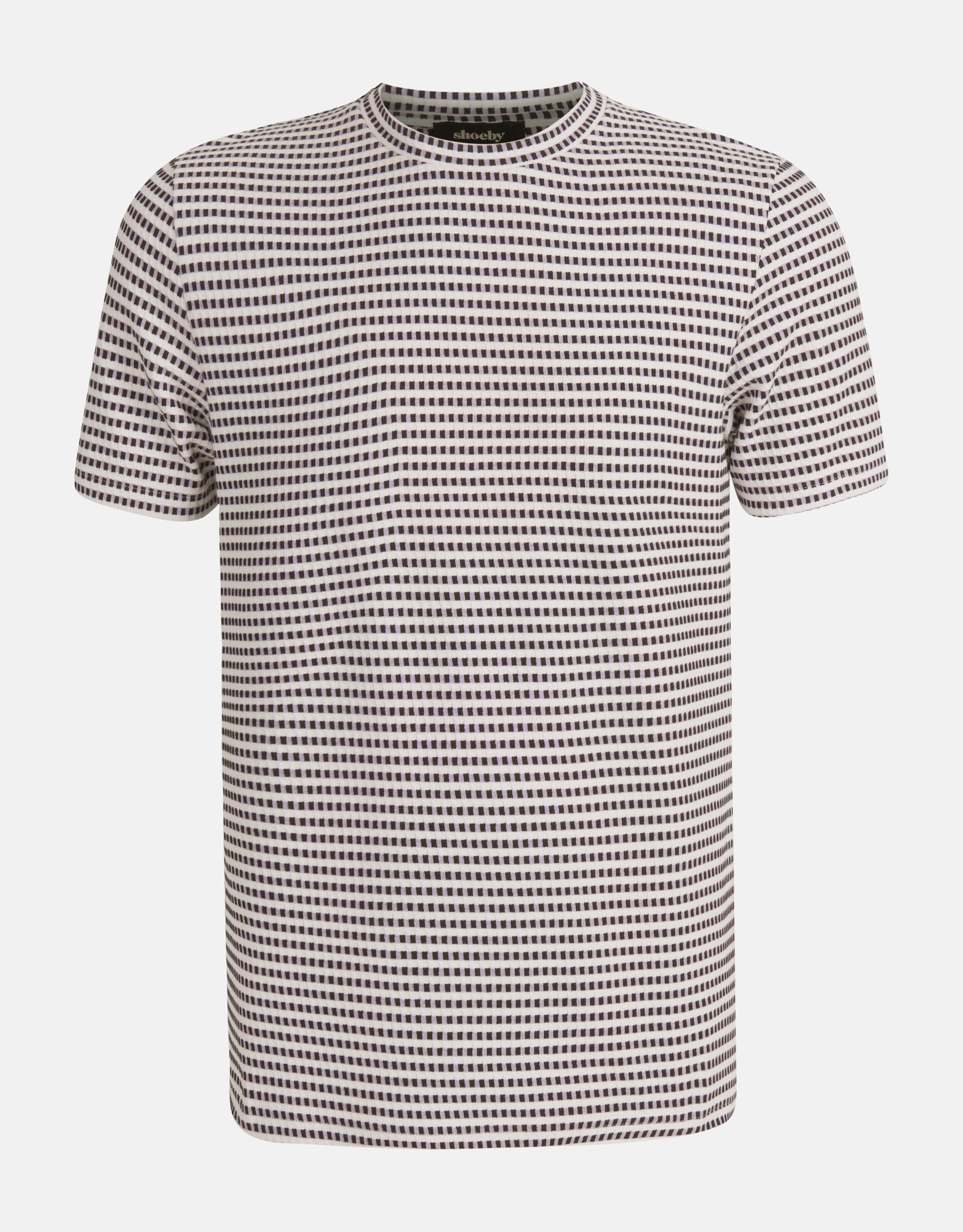 Structuur T-shirt Lichtpaars SHOEBY MEN