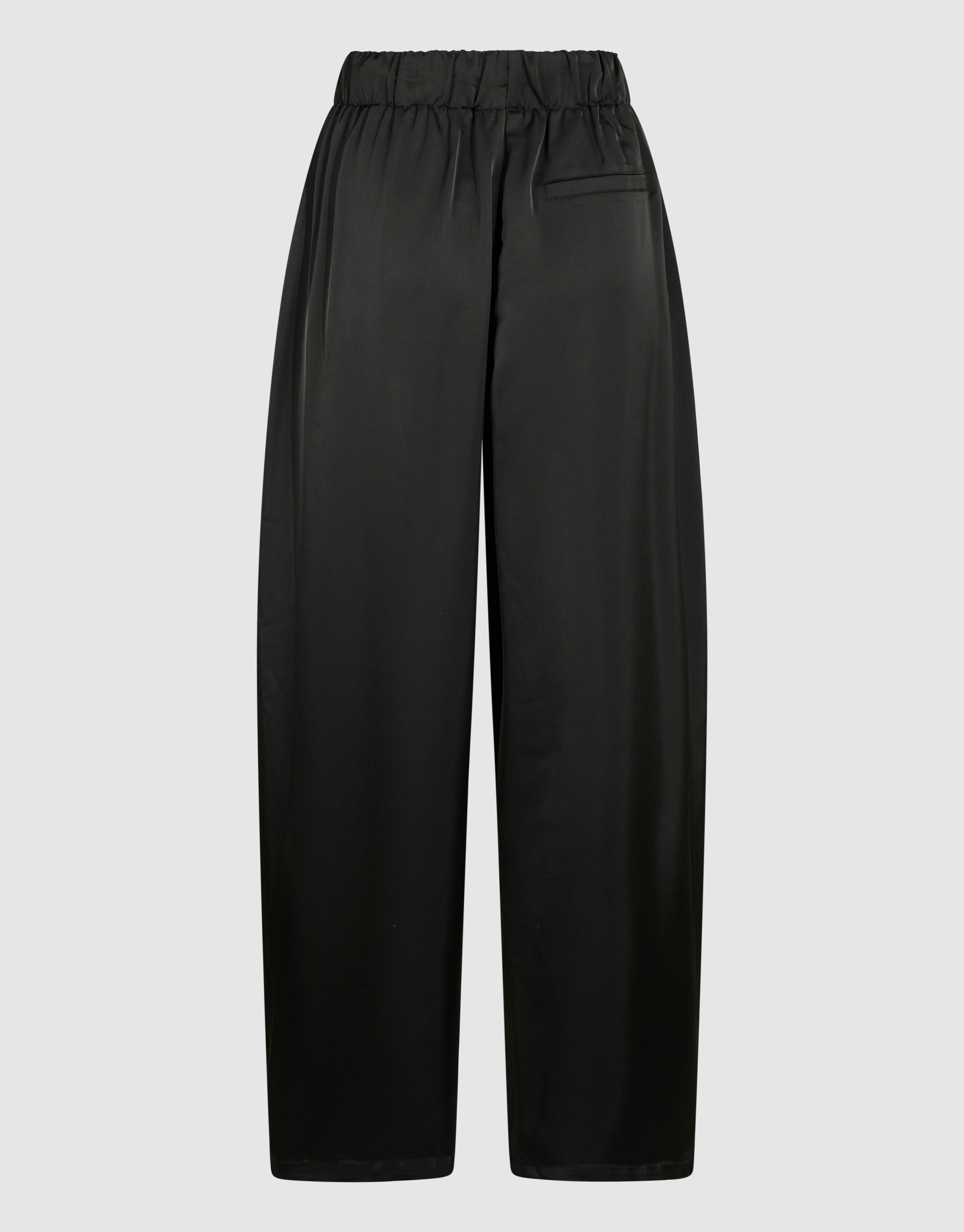 Satijnen Wide Leg Fit Broek Zwart SHOEBY WOMEN