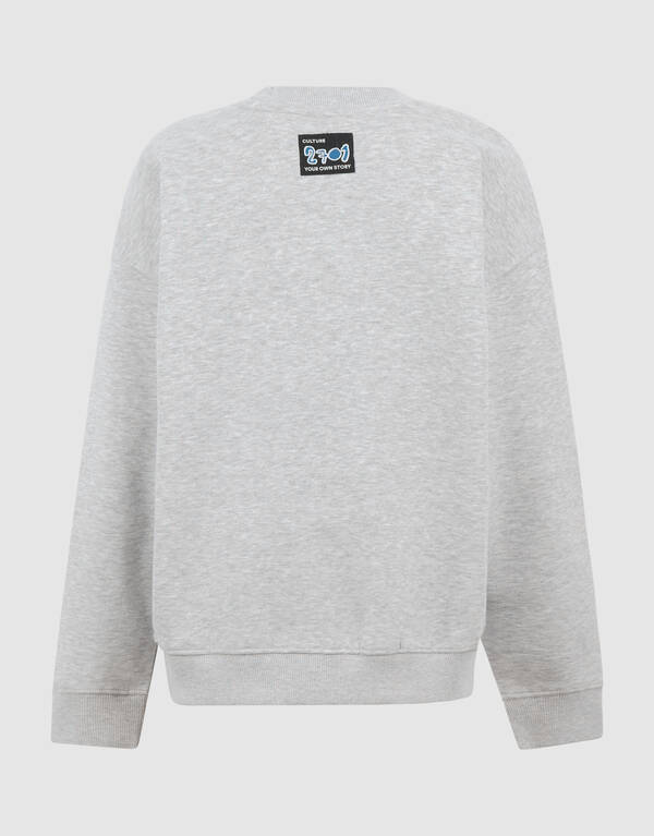Soho Londen Sweater Lichtgrijs SHOEBY BOYS