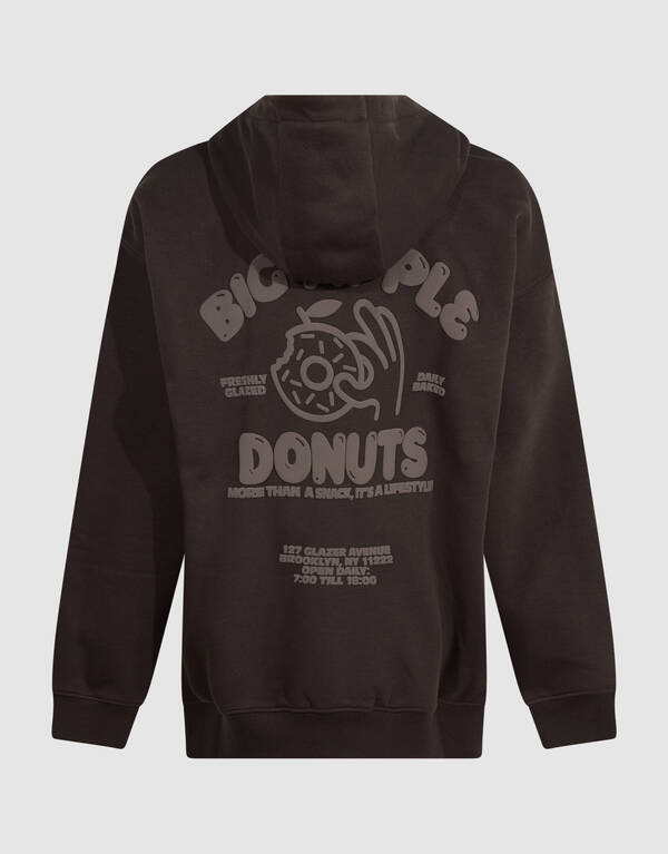 Donut Hoodie Donkerbruin SHOEBY BOYS