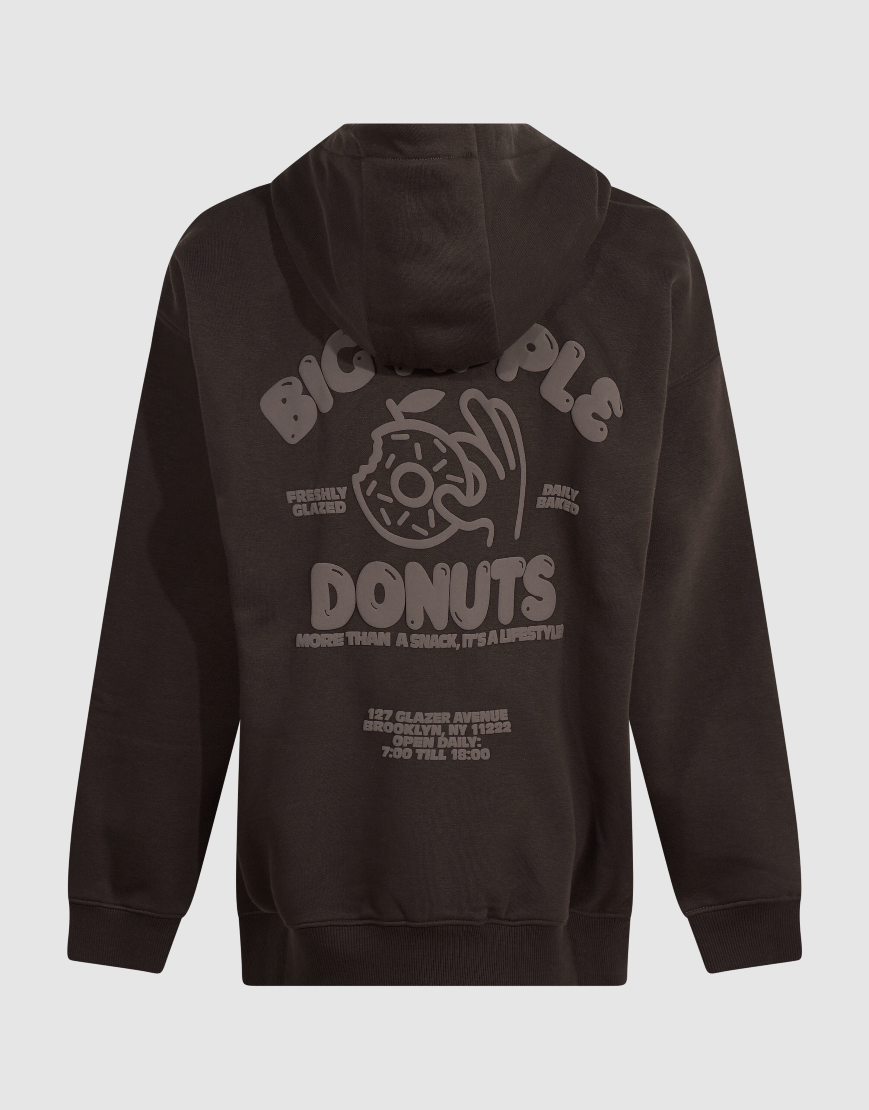 Donut Hoodie Donkerbruin SHOEBY BOYS
