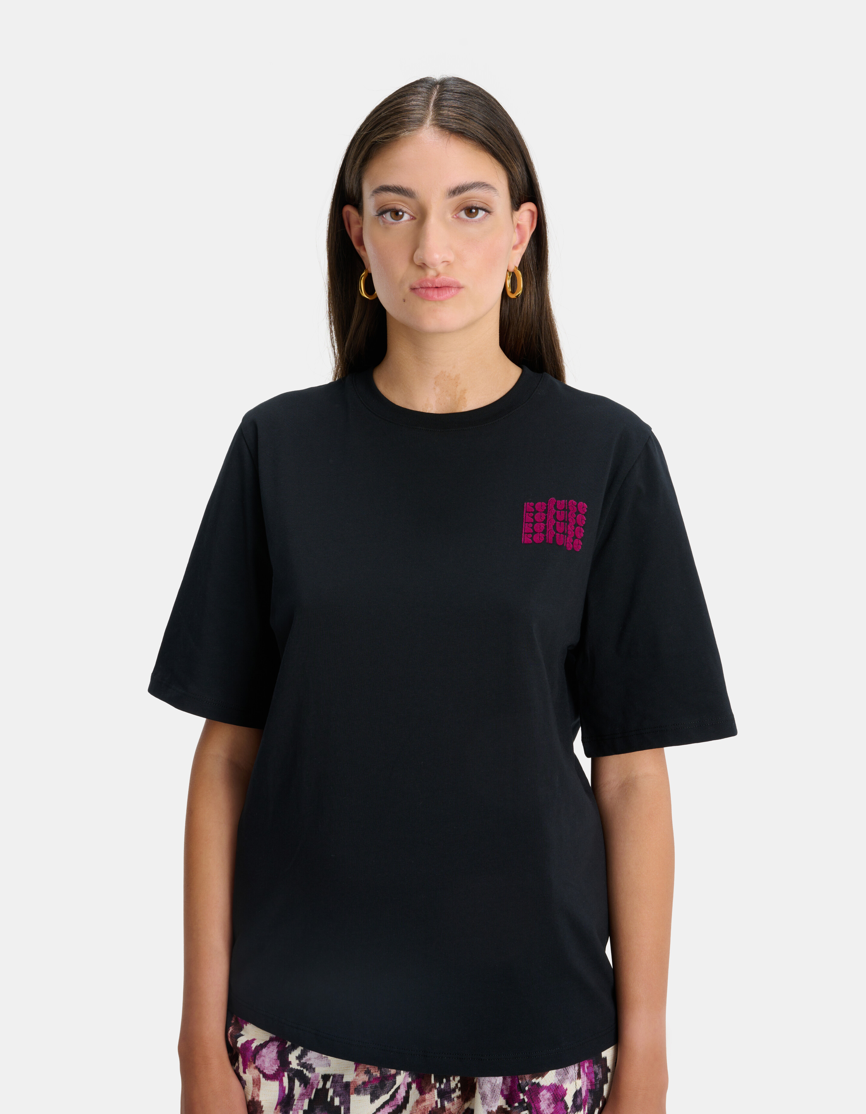 Artwork T-shirt Zwart SHOEBY WOMEN